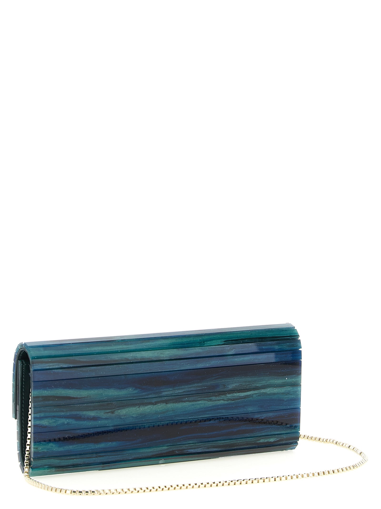 Jimmy Choo Bicolor Polyester Clutch Bag