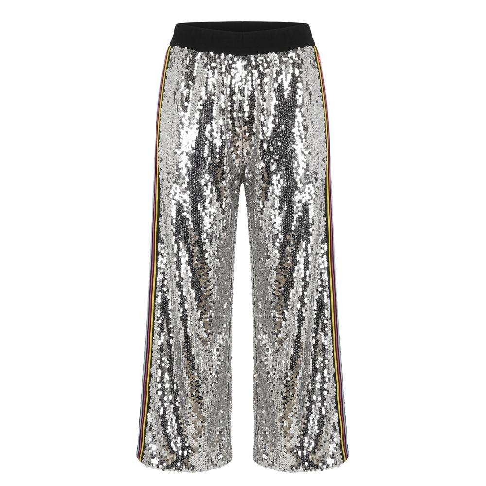 Trussardi Jeans Grey Polyester Women Pants