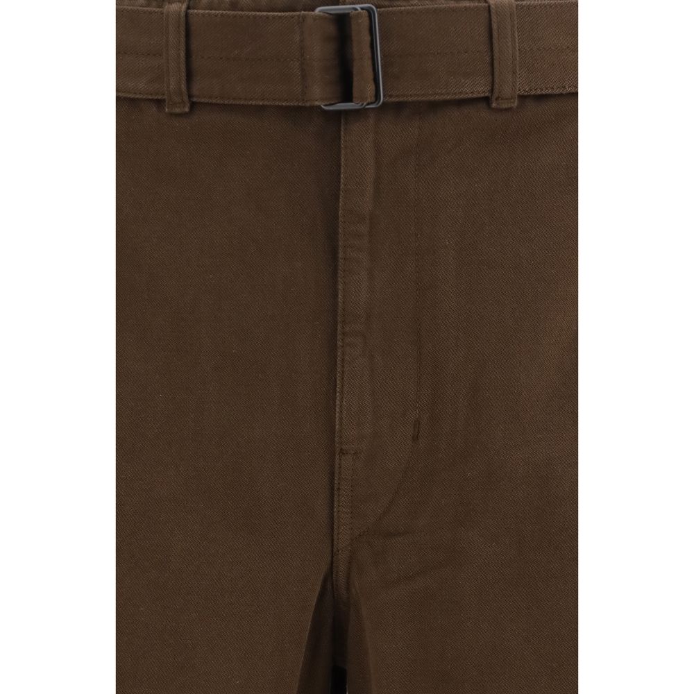 Lemaire Brown Cotton Casual Pants