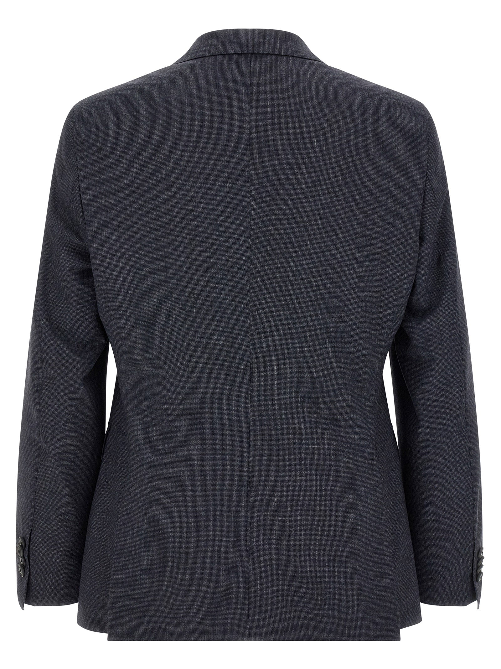 Hugo Boss Blue Polyester Two-Piece Suit