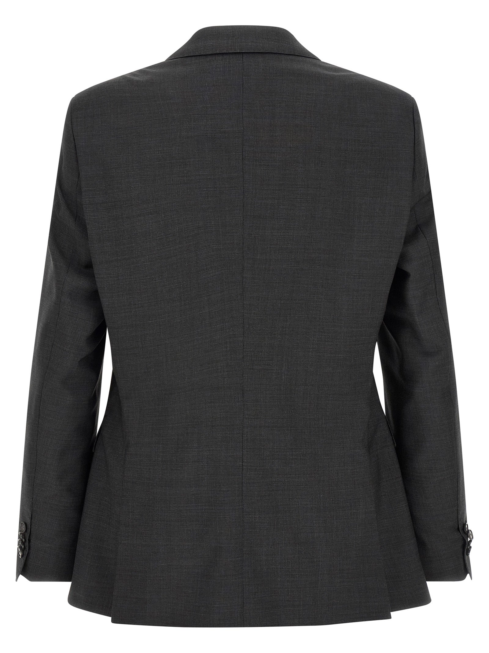 Hugo Boss Gray Virgin Wool Two-Piece Suit