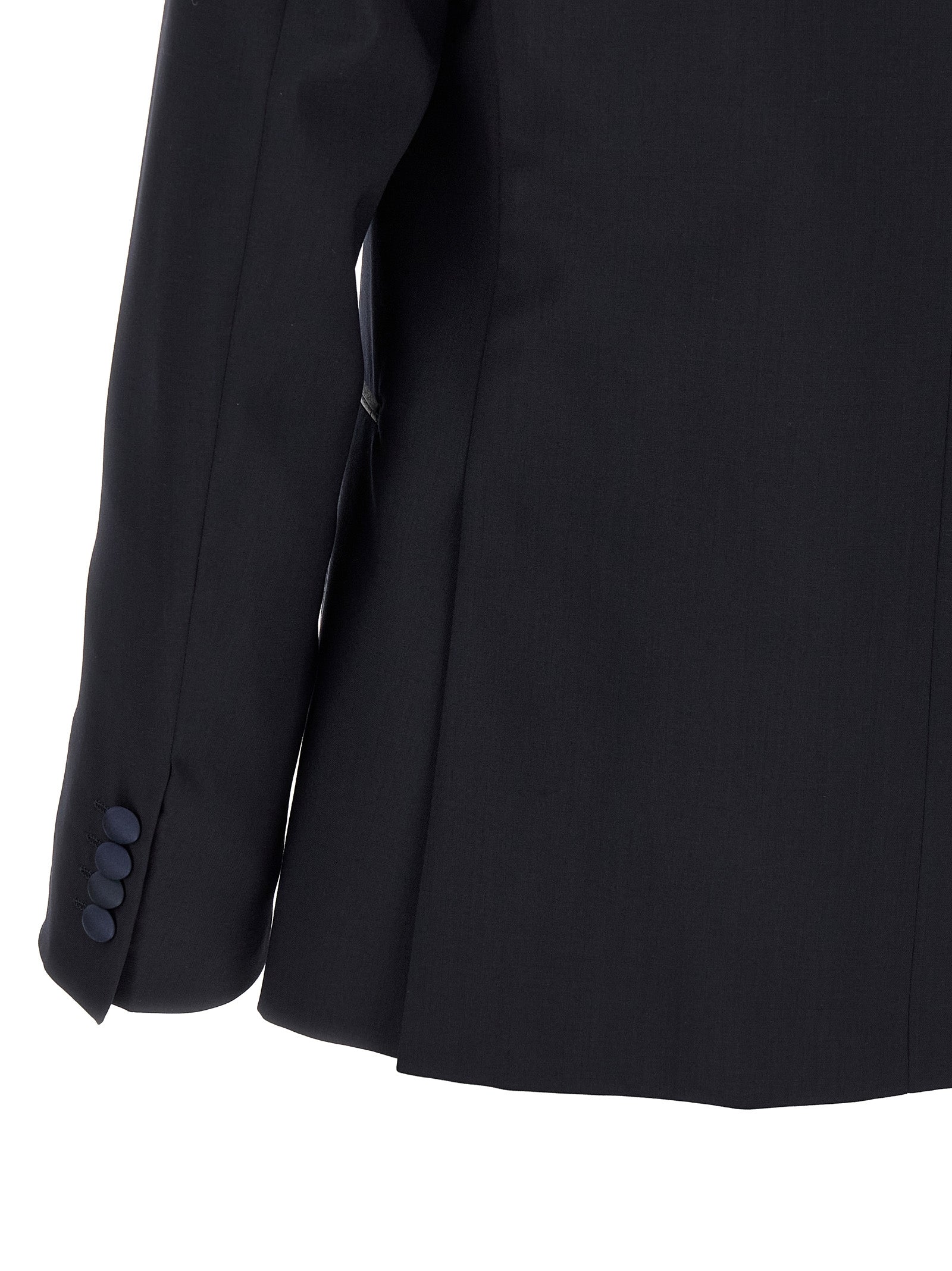 Pal Zileri Black Wool Two-Piece Suit