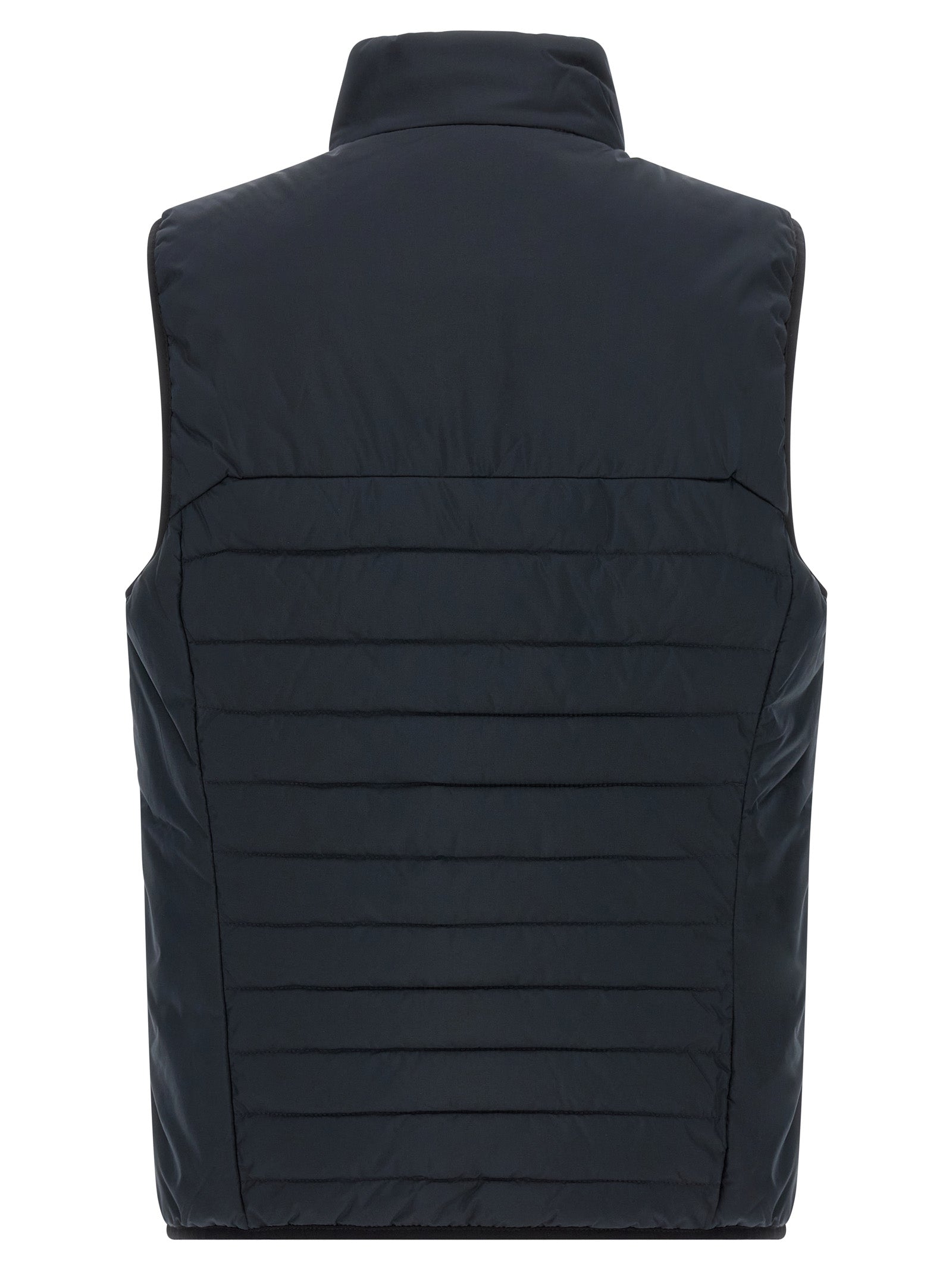 Hugo Boss Blue Polyester Sleeveless Jacket