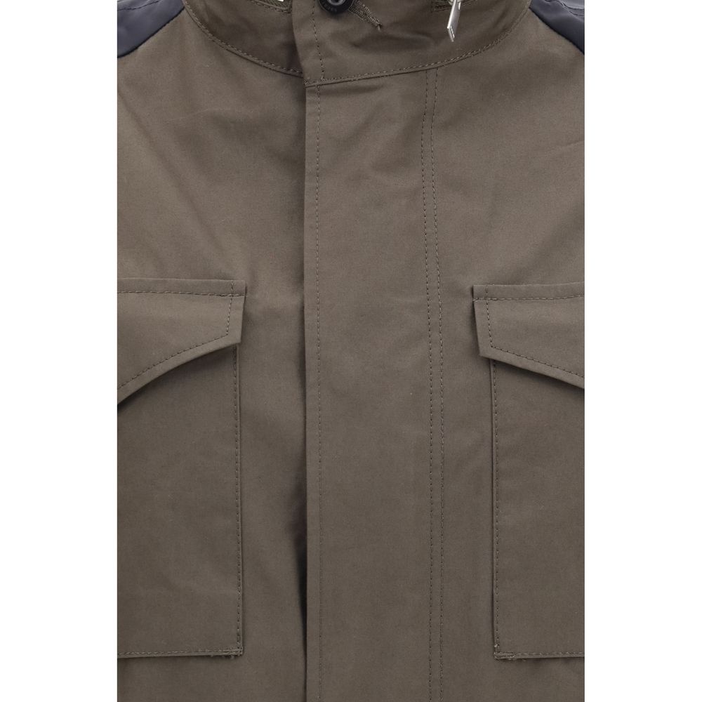 Sacai Bicolor Cotton Shell Jacket