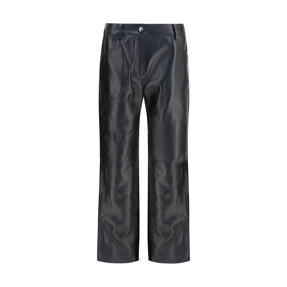 Magda Butrym Black Leather Pants