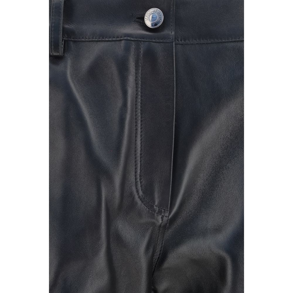 Magda Butrym Black Leather Pants