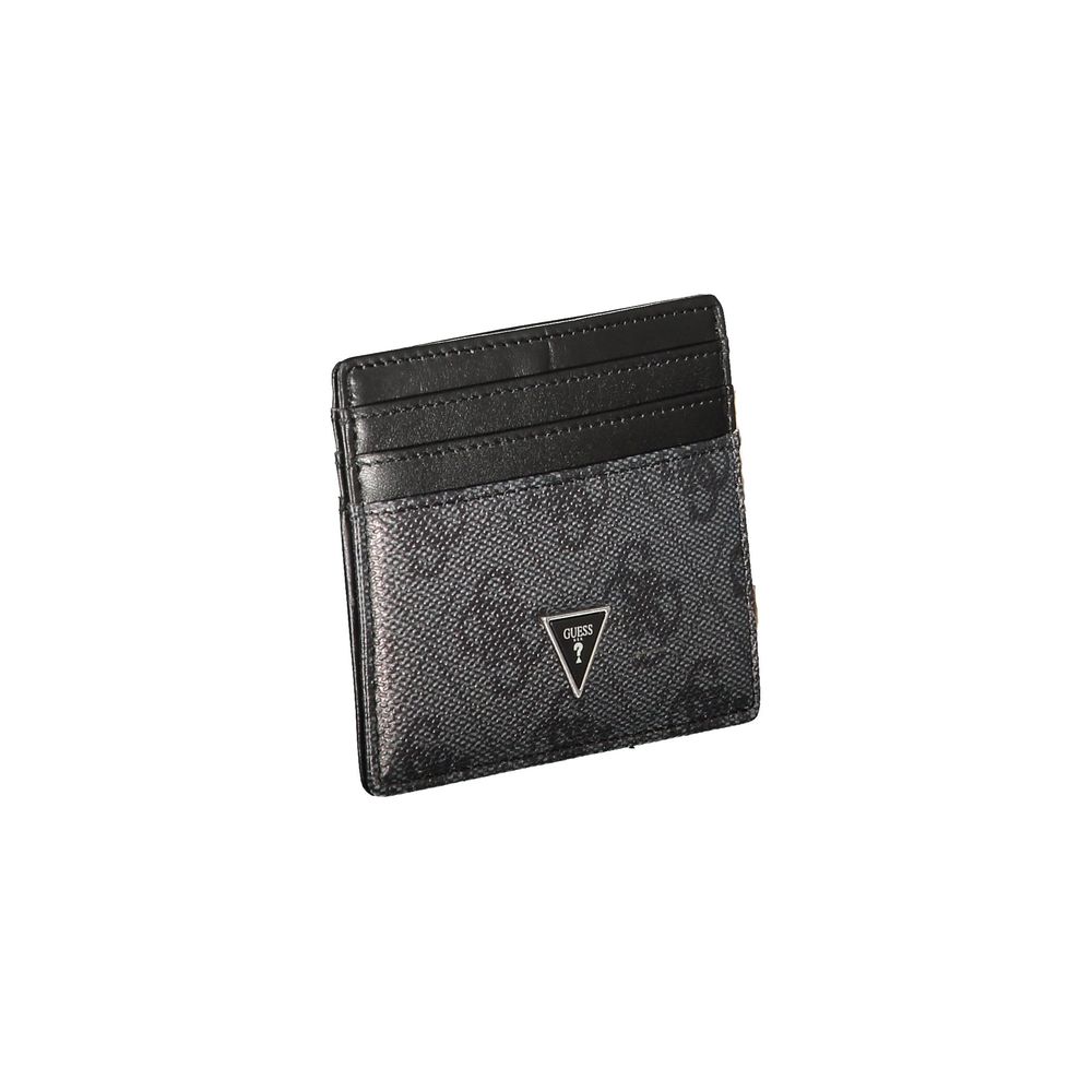Guess Jeans Black Leather Men Wallet