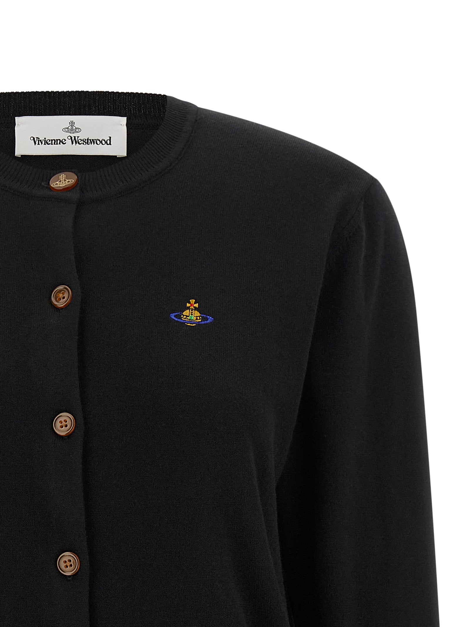 Vivienne Westwood Black Cotton Cardigan