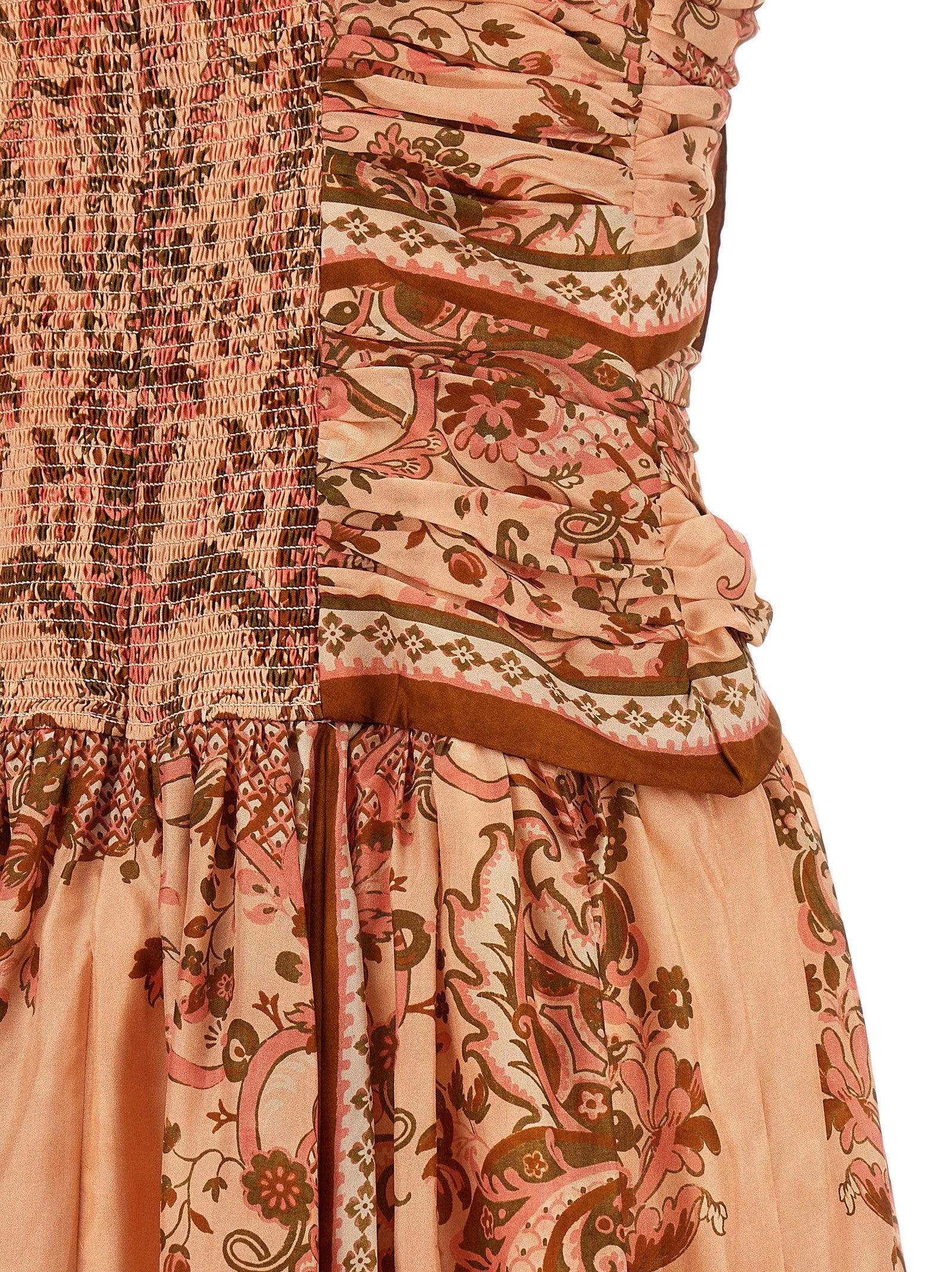 Zimmermann Multicolor Silk Midi Dress