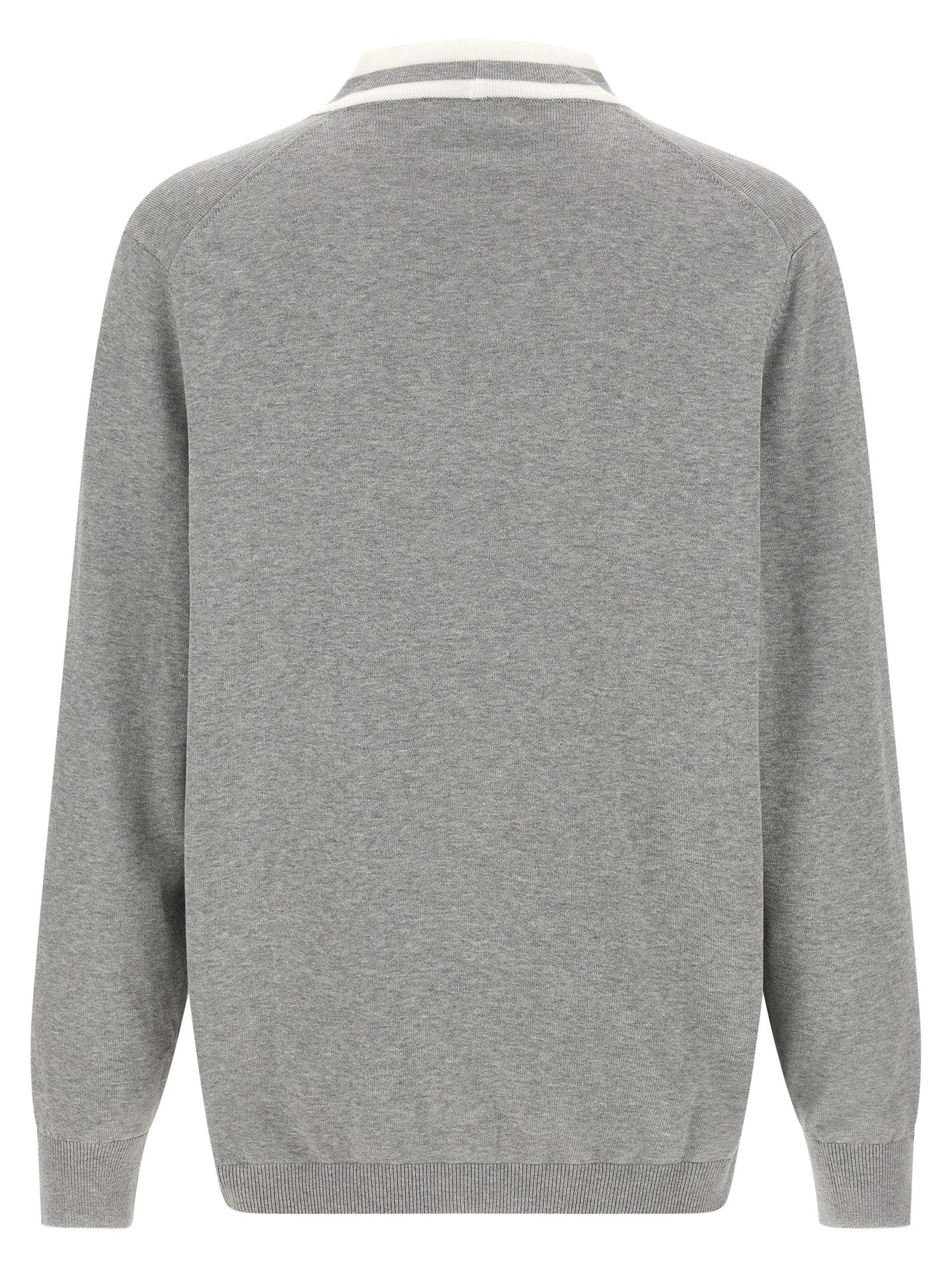 Brunello Cucinelli Gray Cotton Cardigan