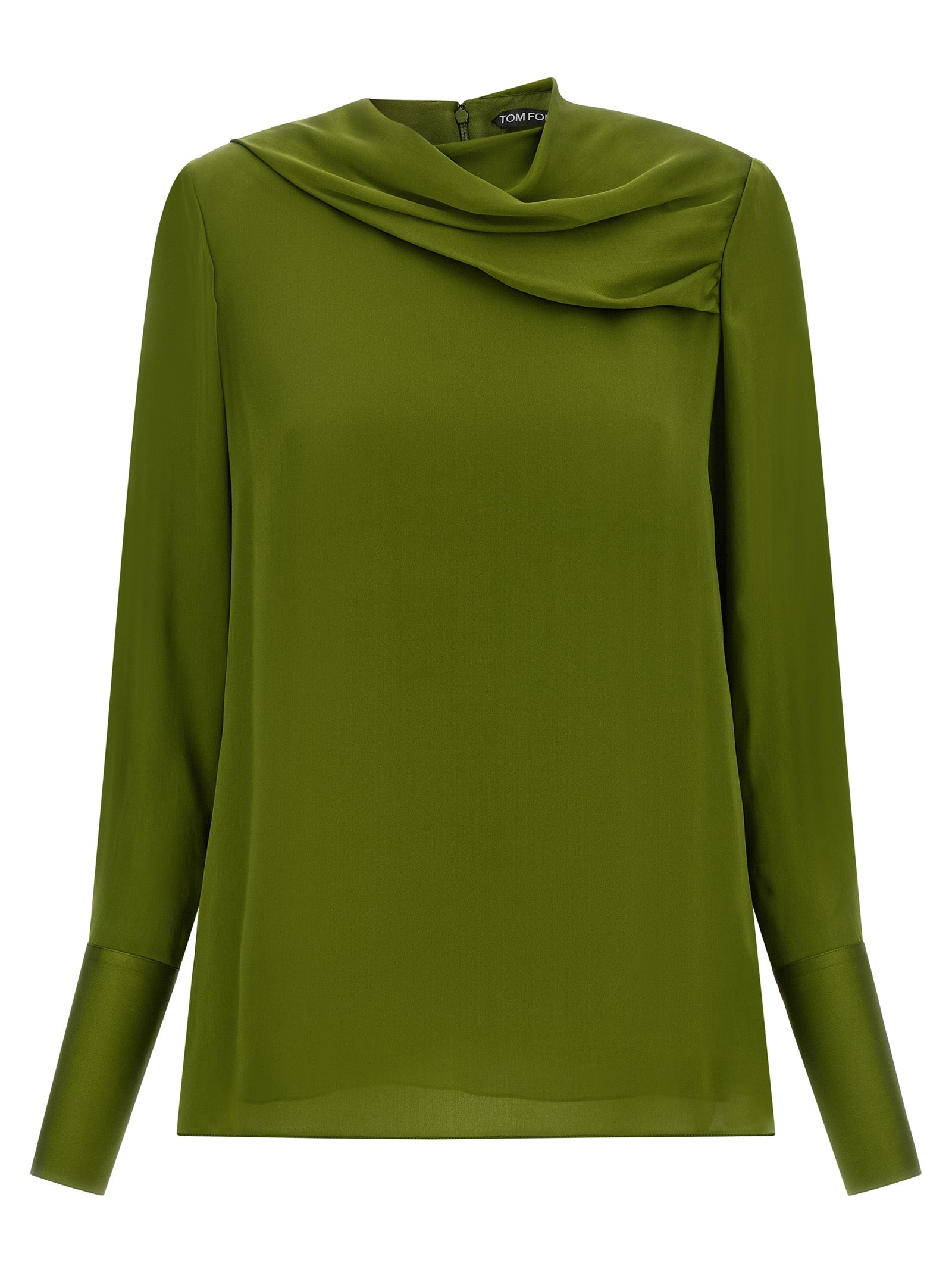 Tom Ford Bicolor Silk Blouse