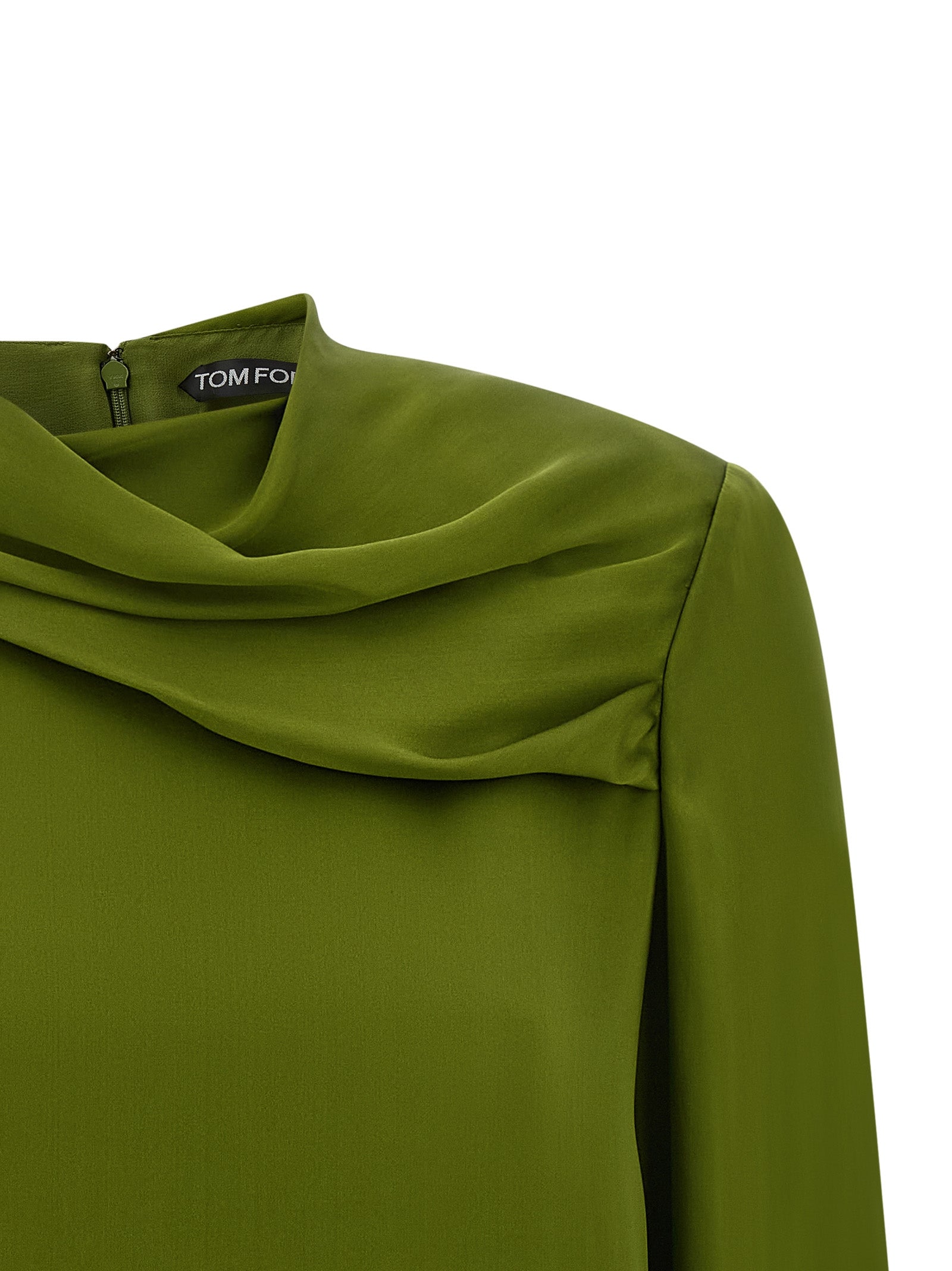 Tom Ford Bicolor Silk Blouse