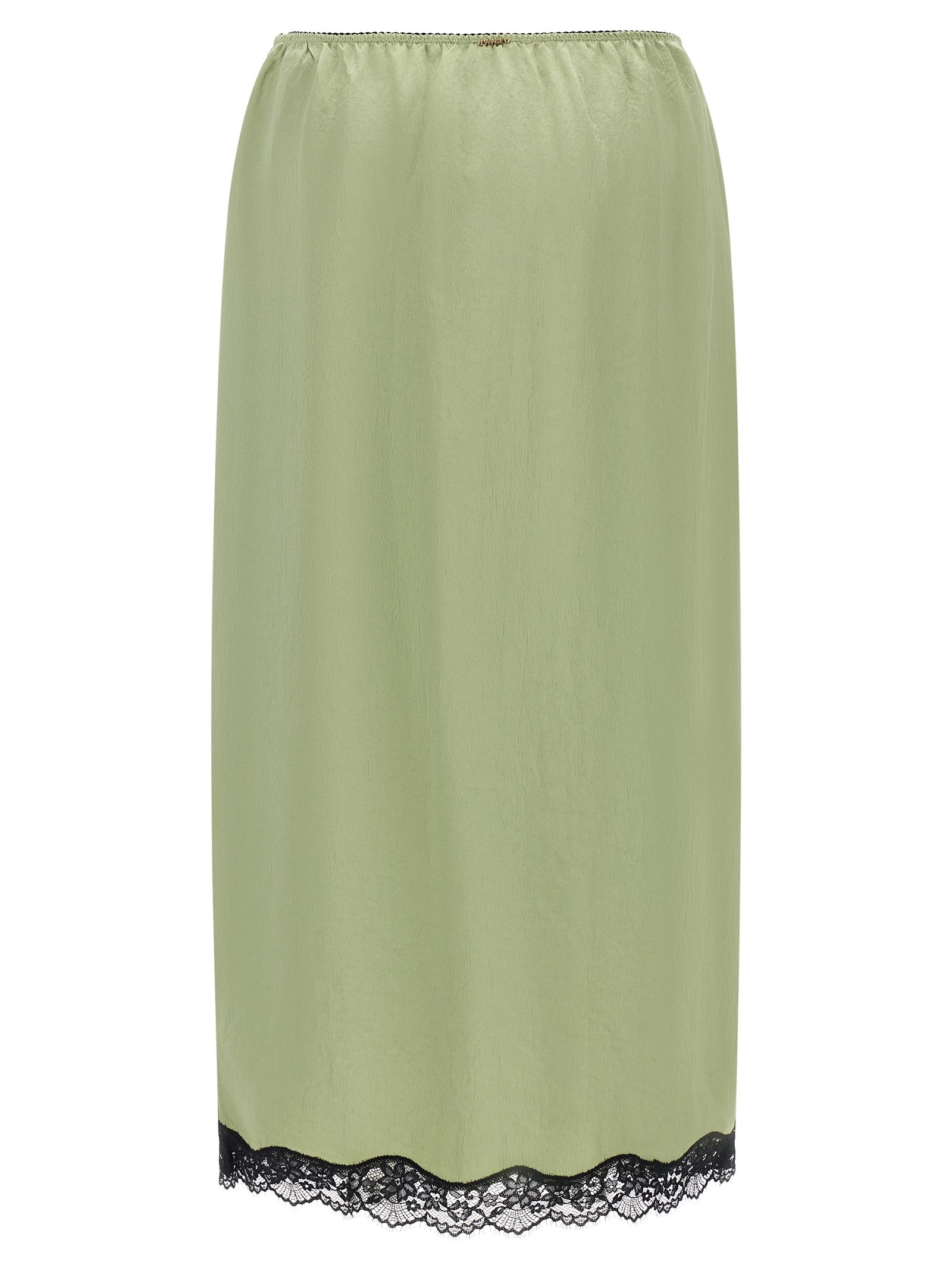 Twinset Bicolor Marabou Midi Skirt