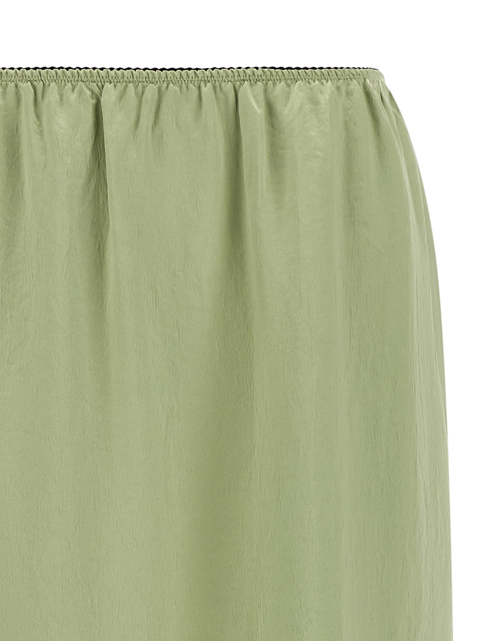Twinset Bicolor Marabou Midi Skirt