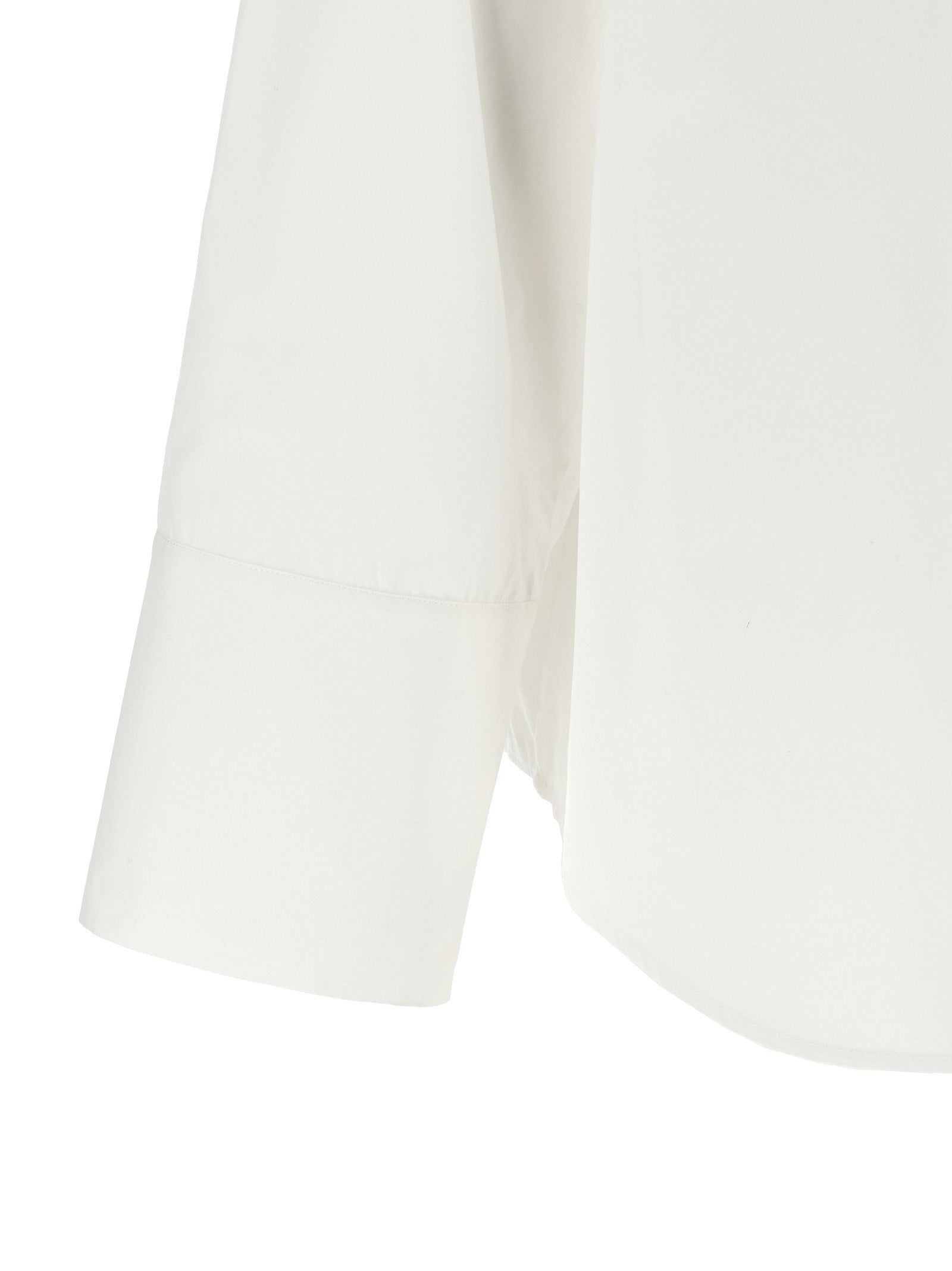 Alberta Ferretti White Cotton Blouse