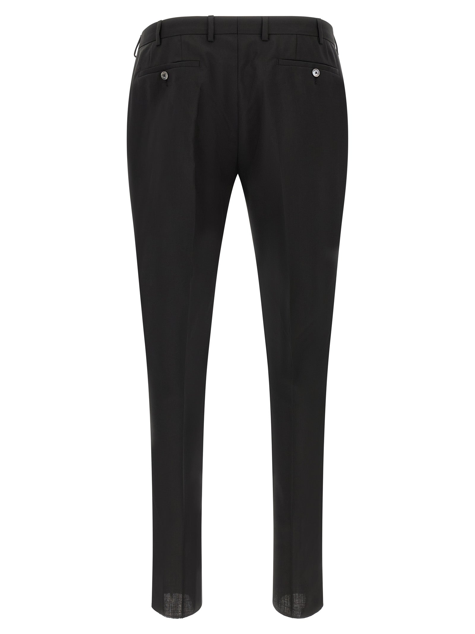 Pal Zileri Black Wool Two-Piece Suit
