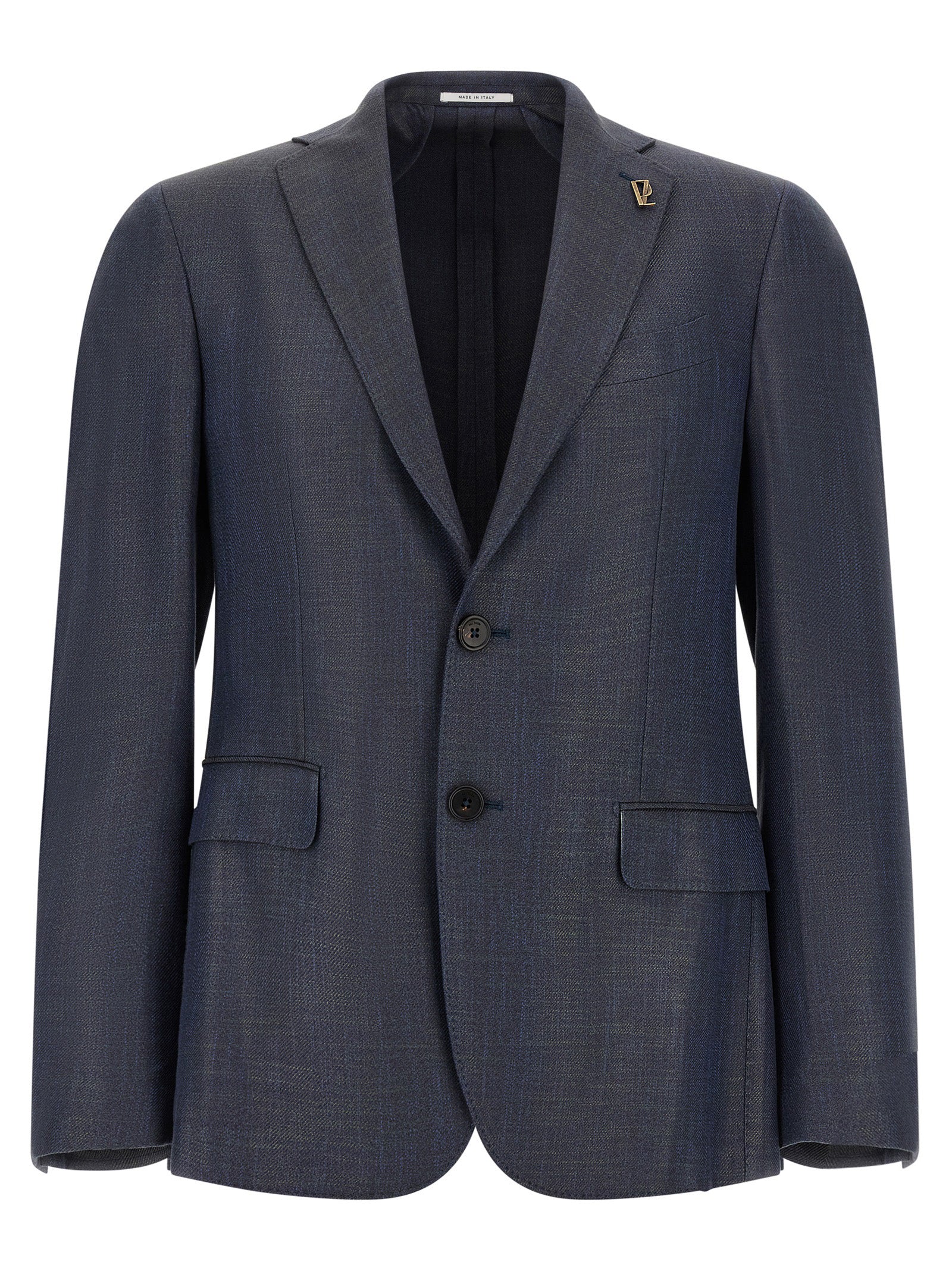 Pal Zileri Blue Viscose Blazer