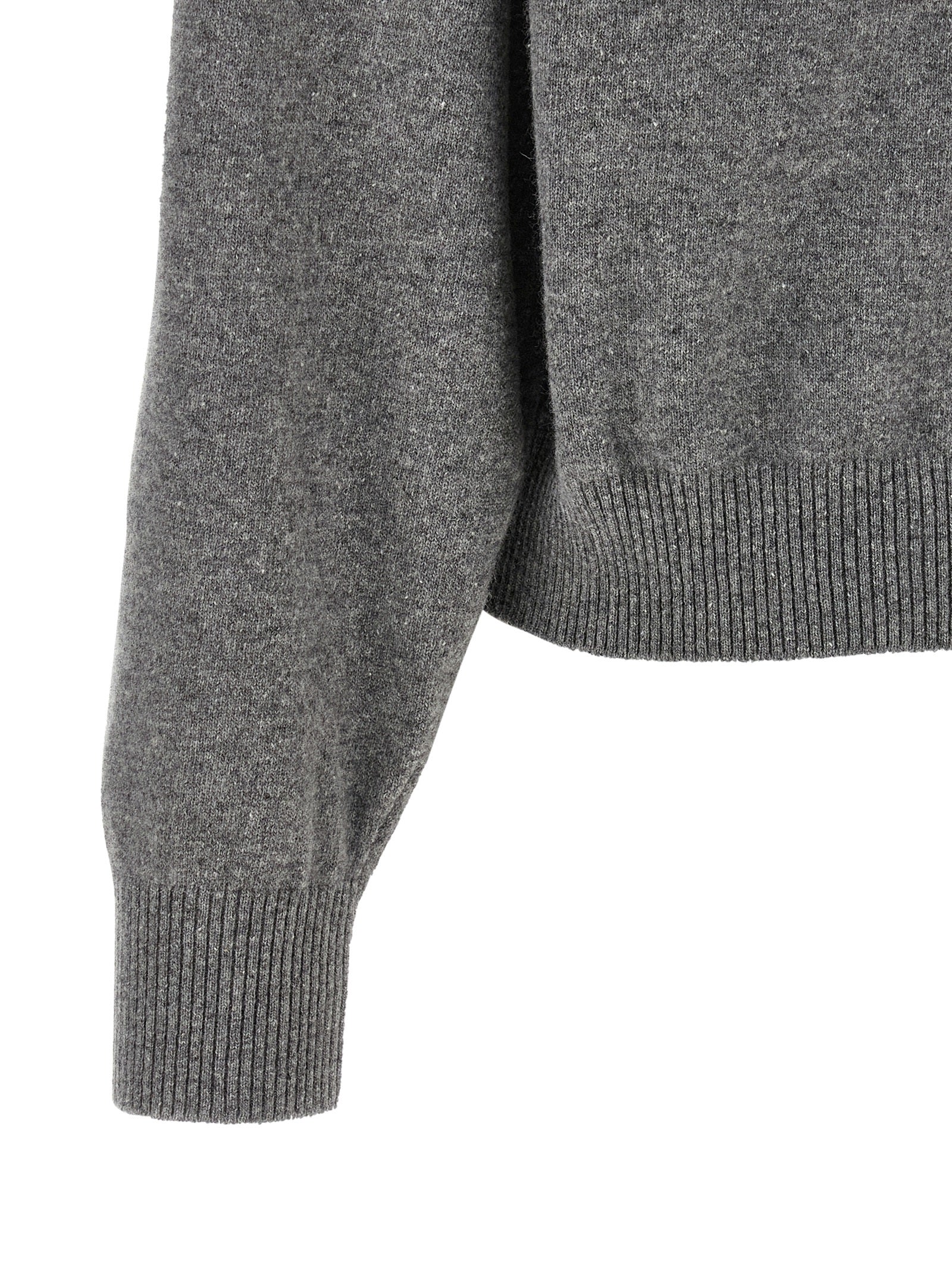 Alberta Ferretti Gray Virgin Wool Cardigan