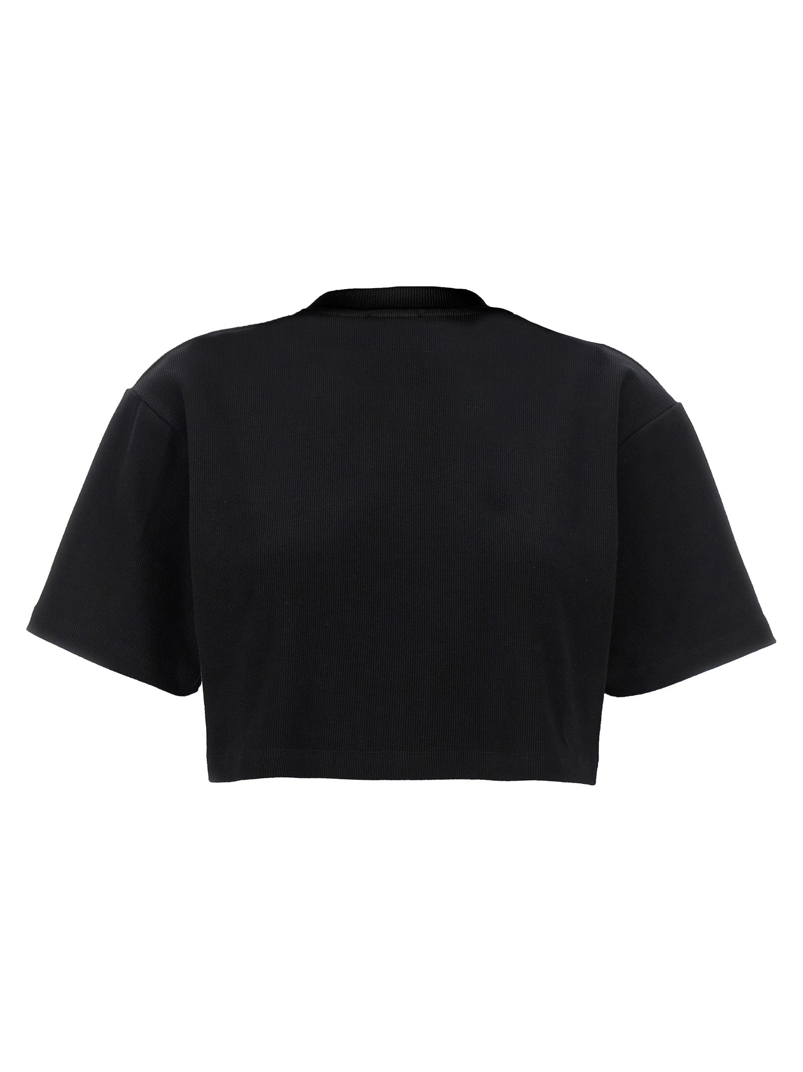 Off-White Black Cotton T-Shirt