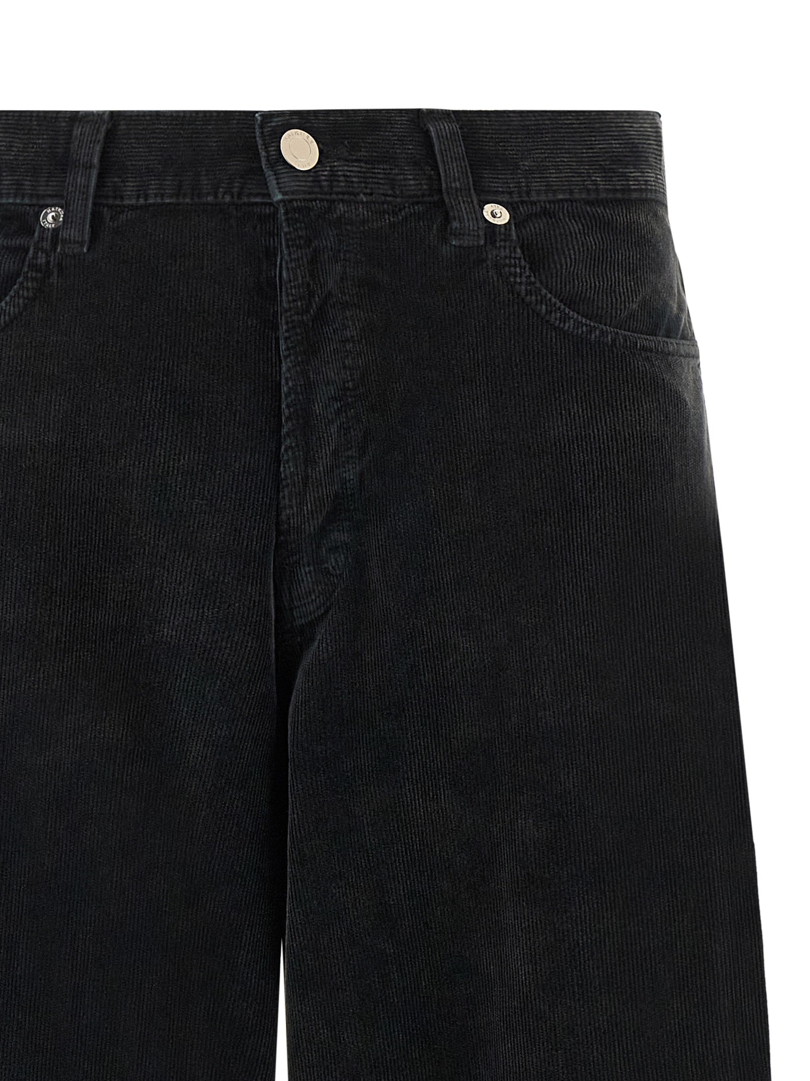 Haikure Black Cotton Flared Jeans