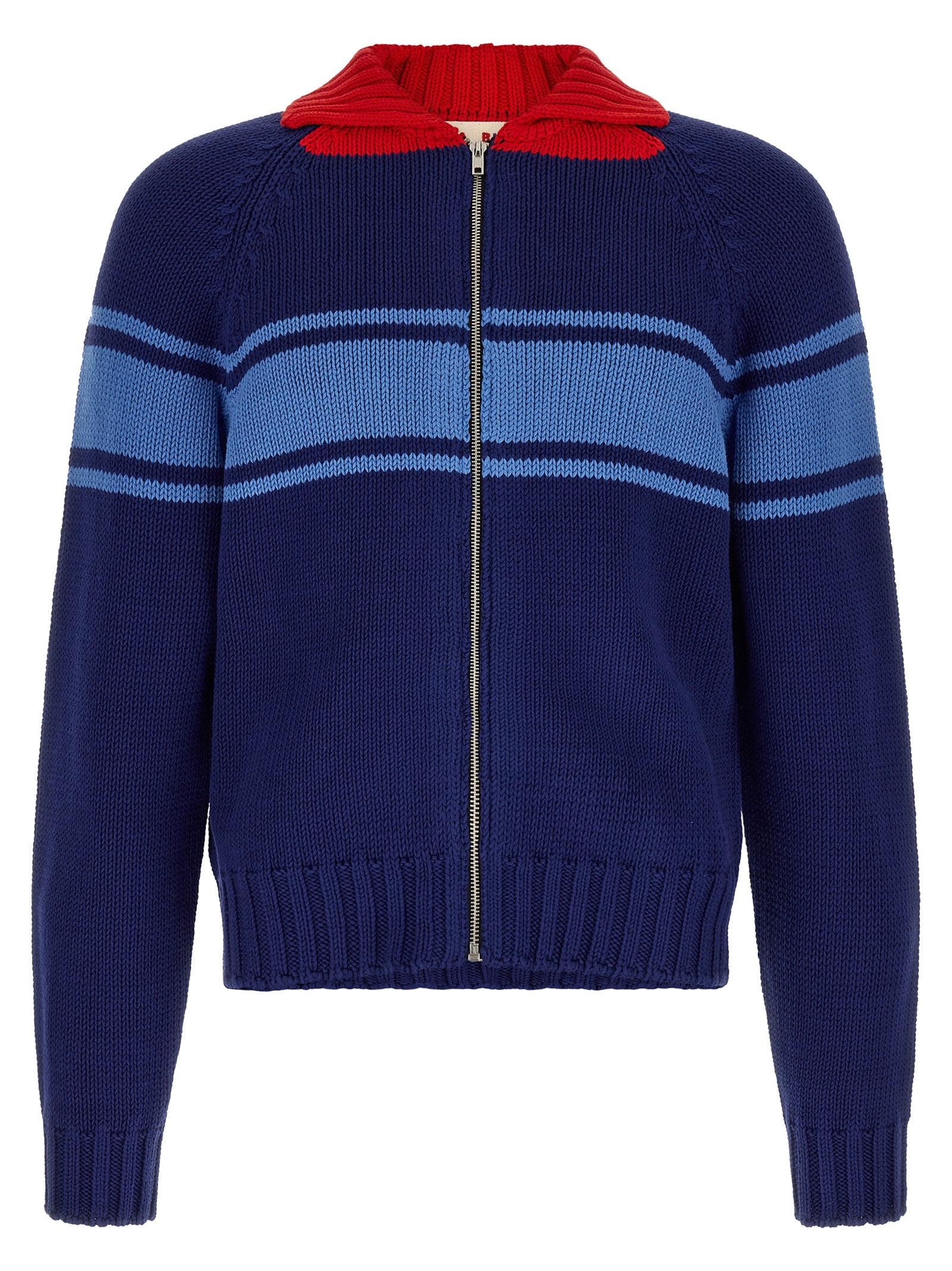 Marni Blue Cotton Cardigan