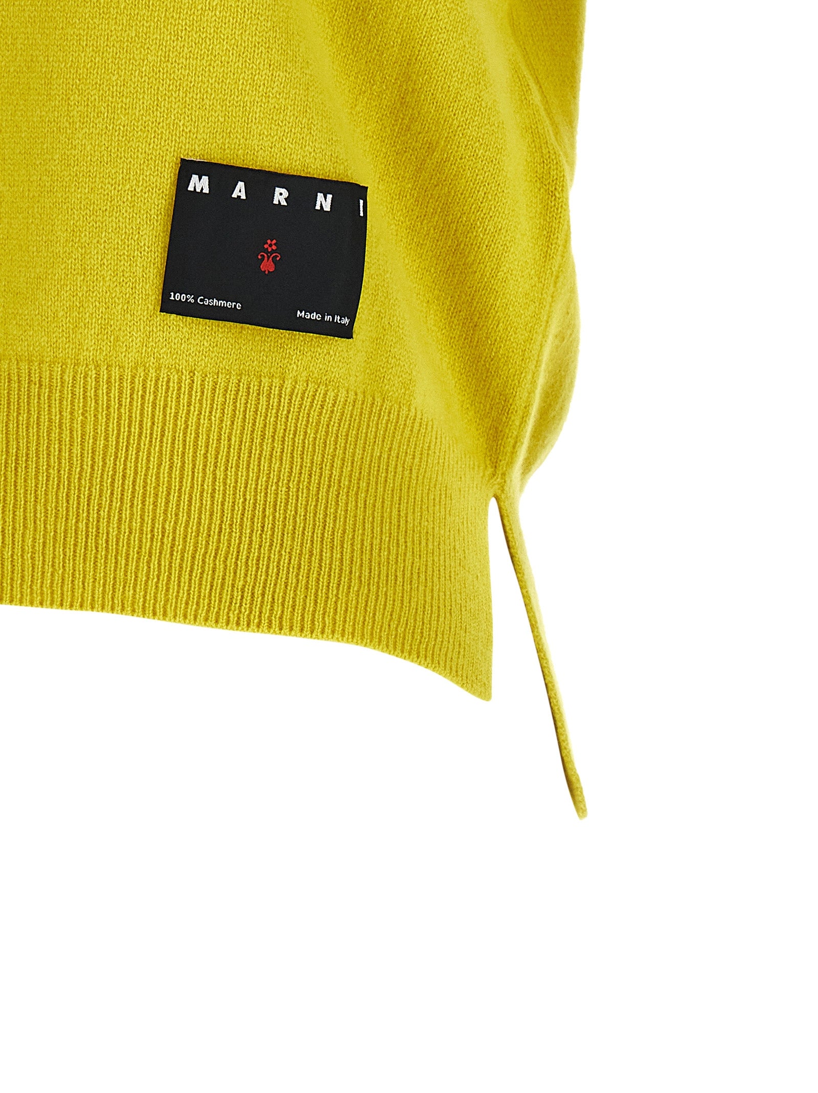 Marni Bicolor Cashmere Polo Shirt