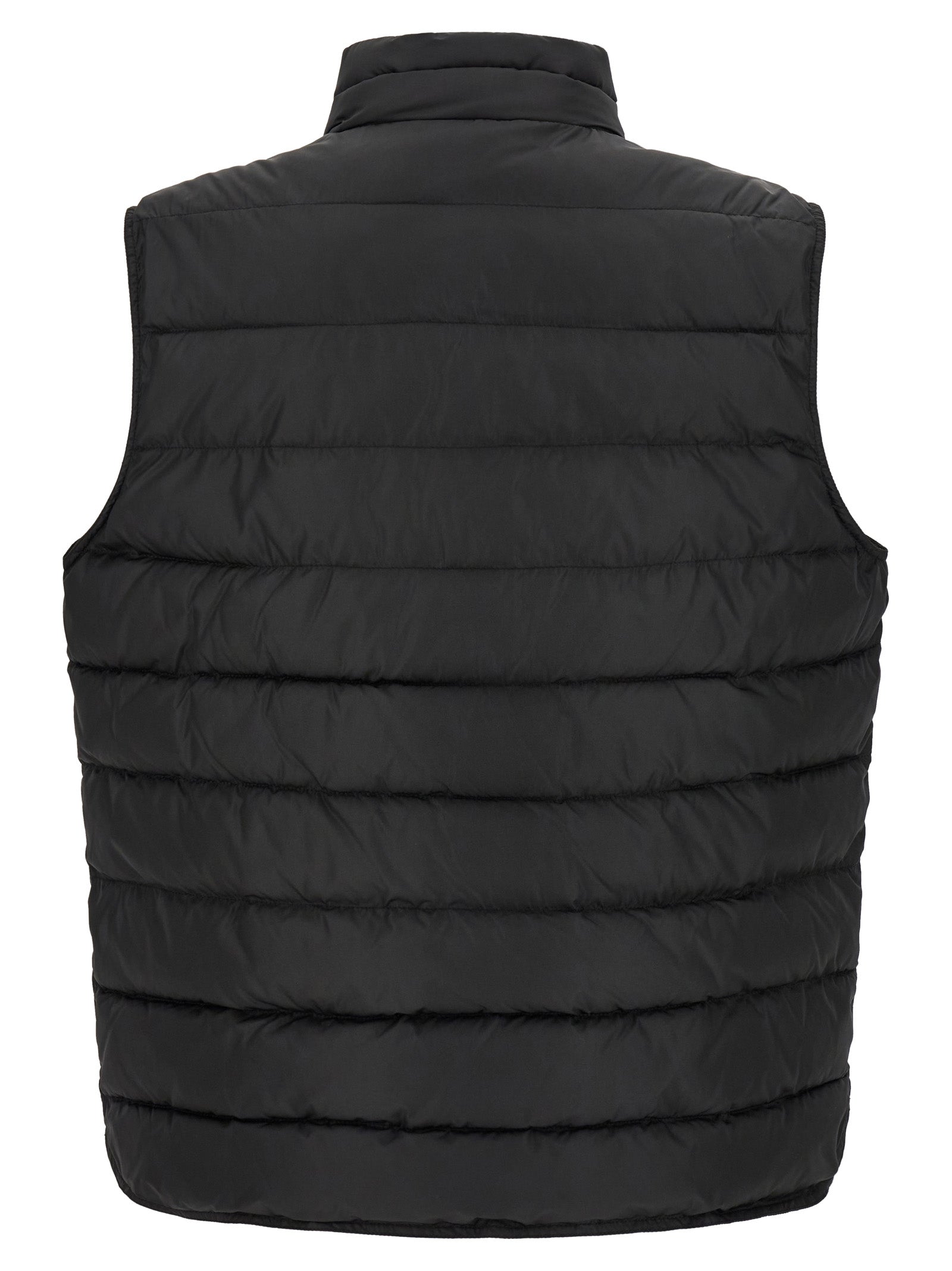 Dolce & Gabbana Black Polyester Sleeveless Jacket