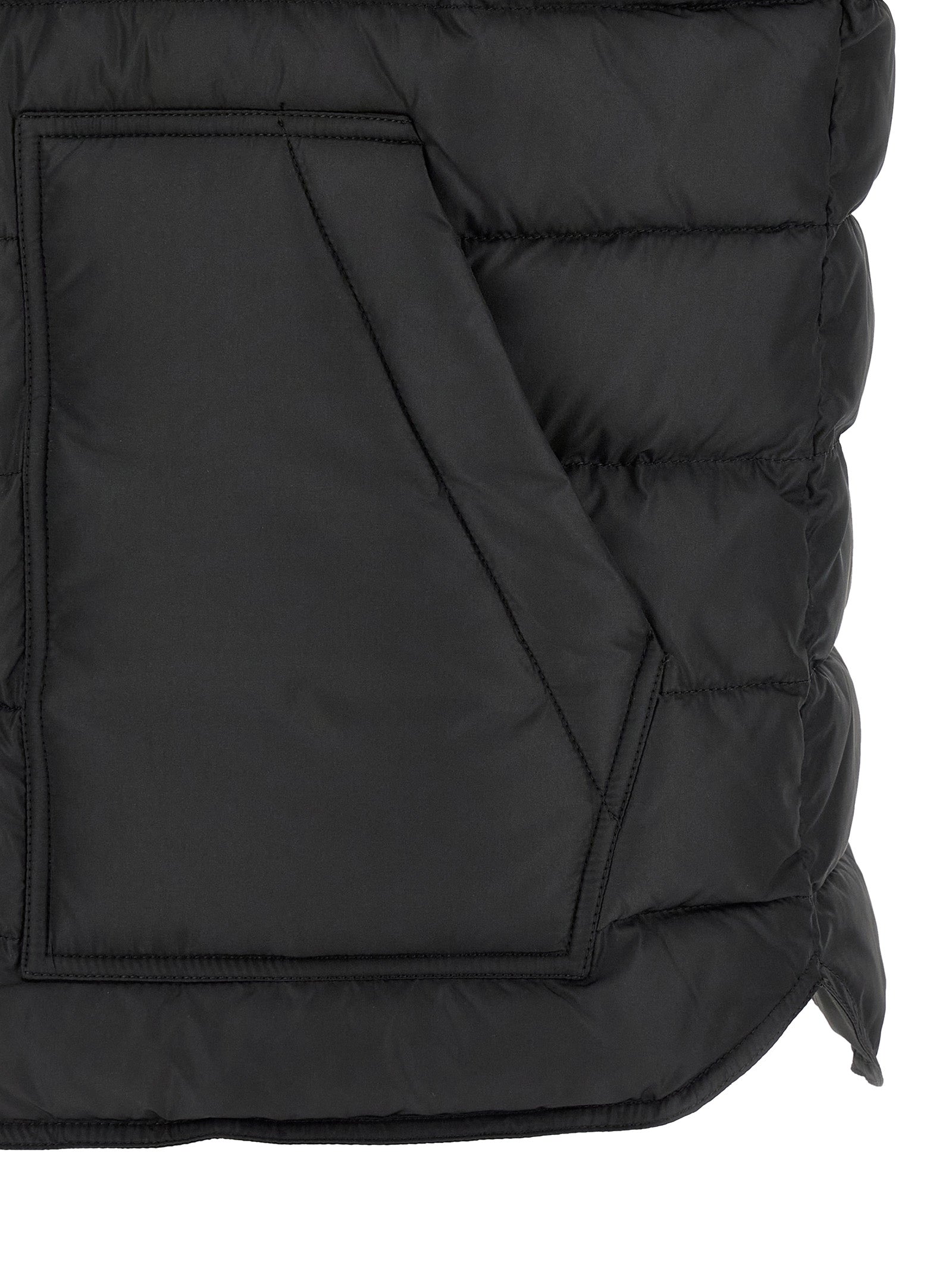 Dolce & Gabbana Black Polyester Sleeveless Jacket