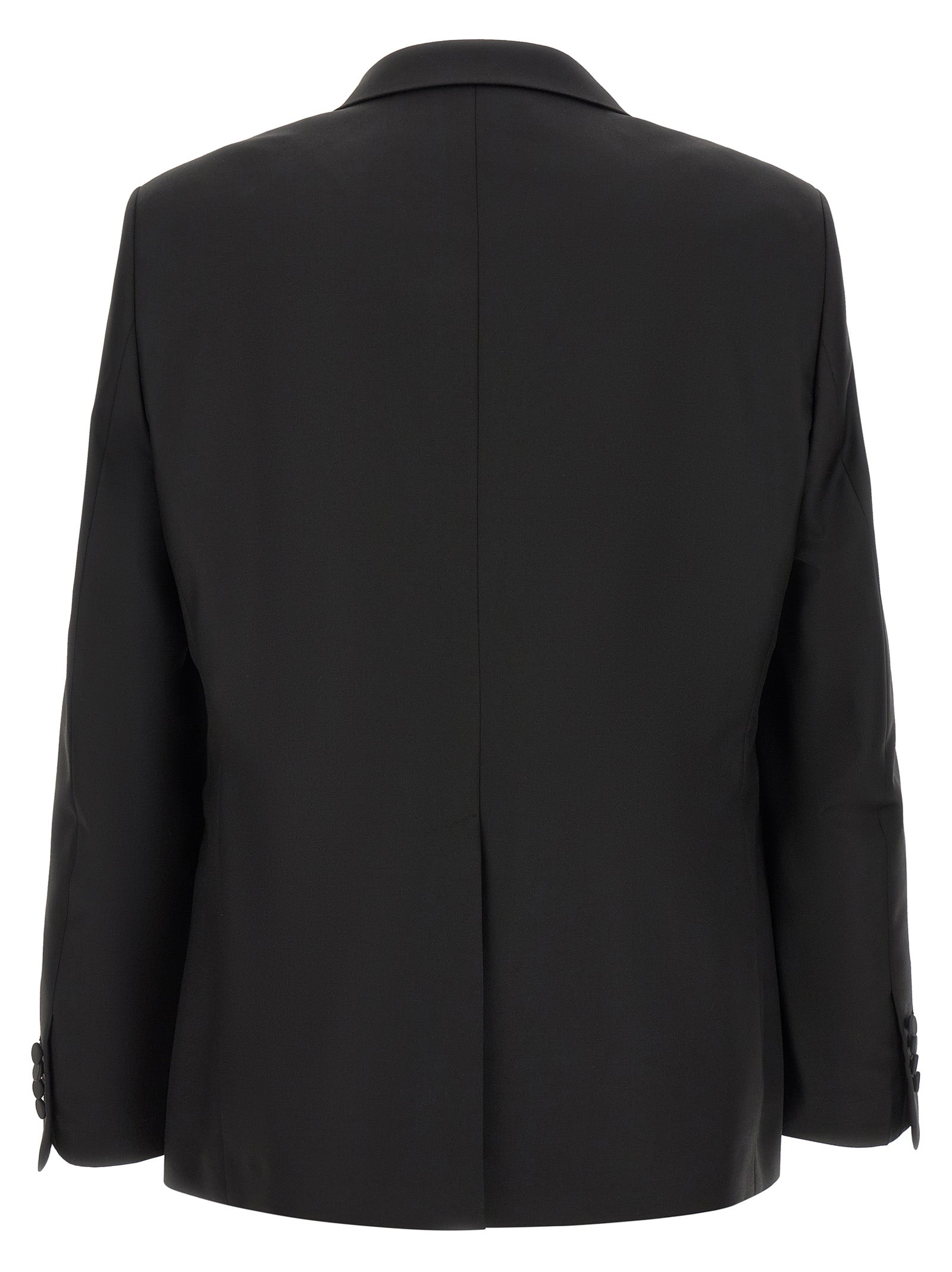 Tagliatore Black Virgin Wool Two-Piece Suit