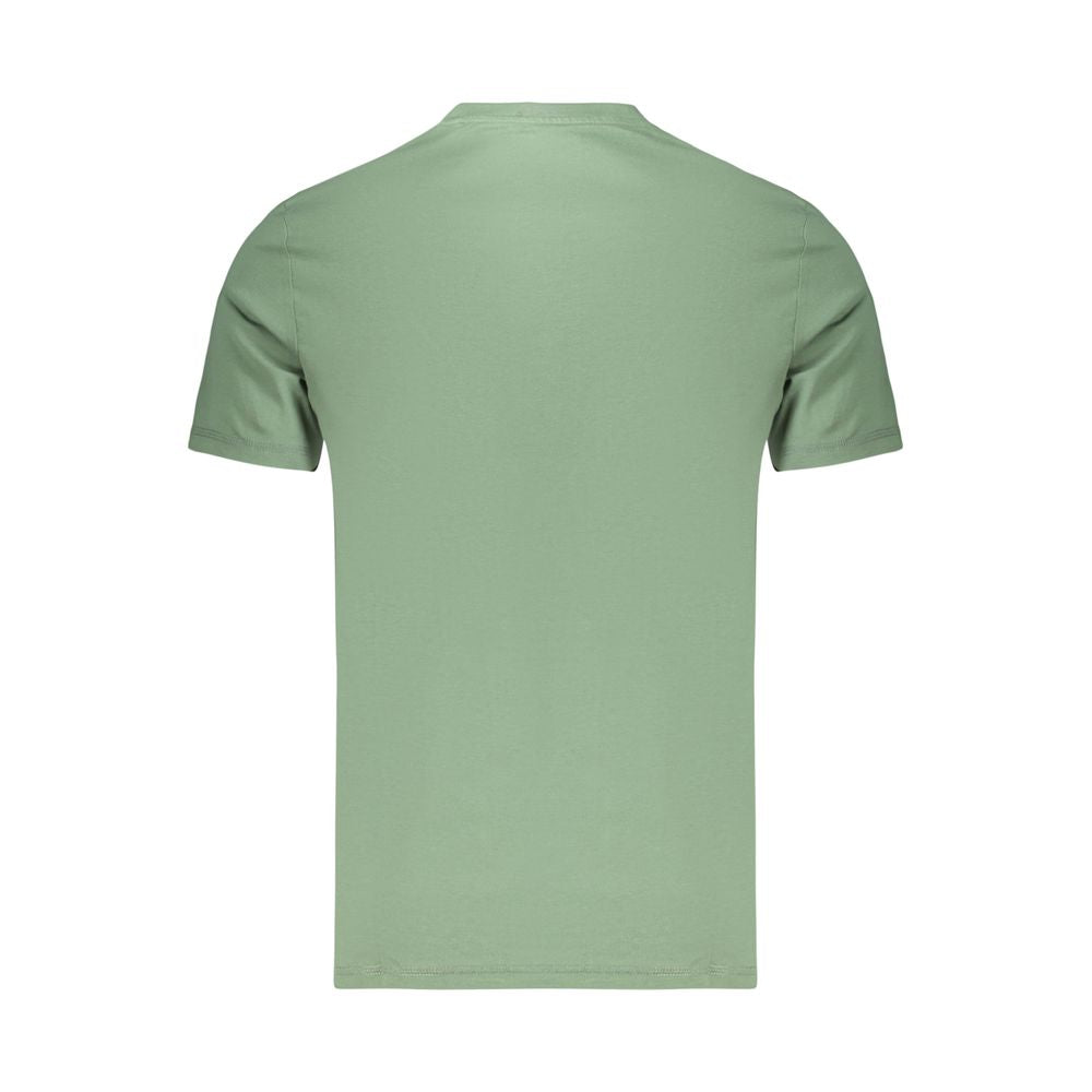 Guess Jeans Green Cotton Men's T-Shirt