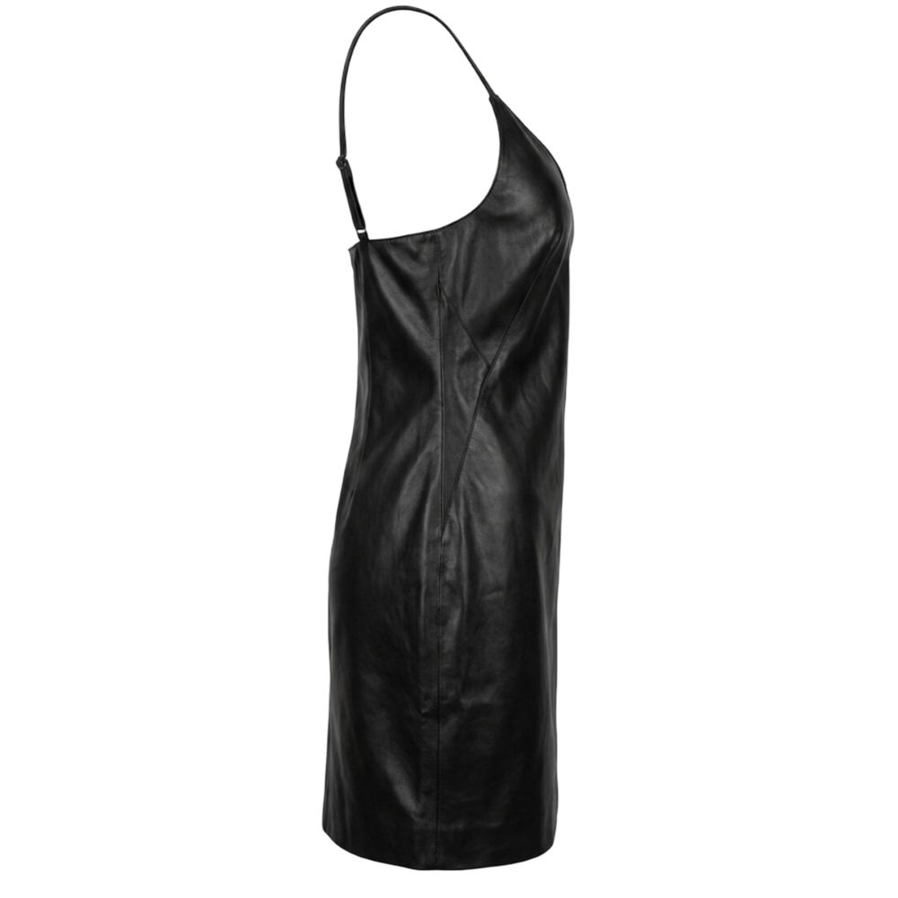 Trussardi Jeans Black Polyester Women Dress