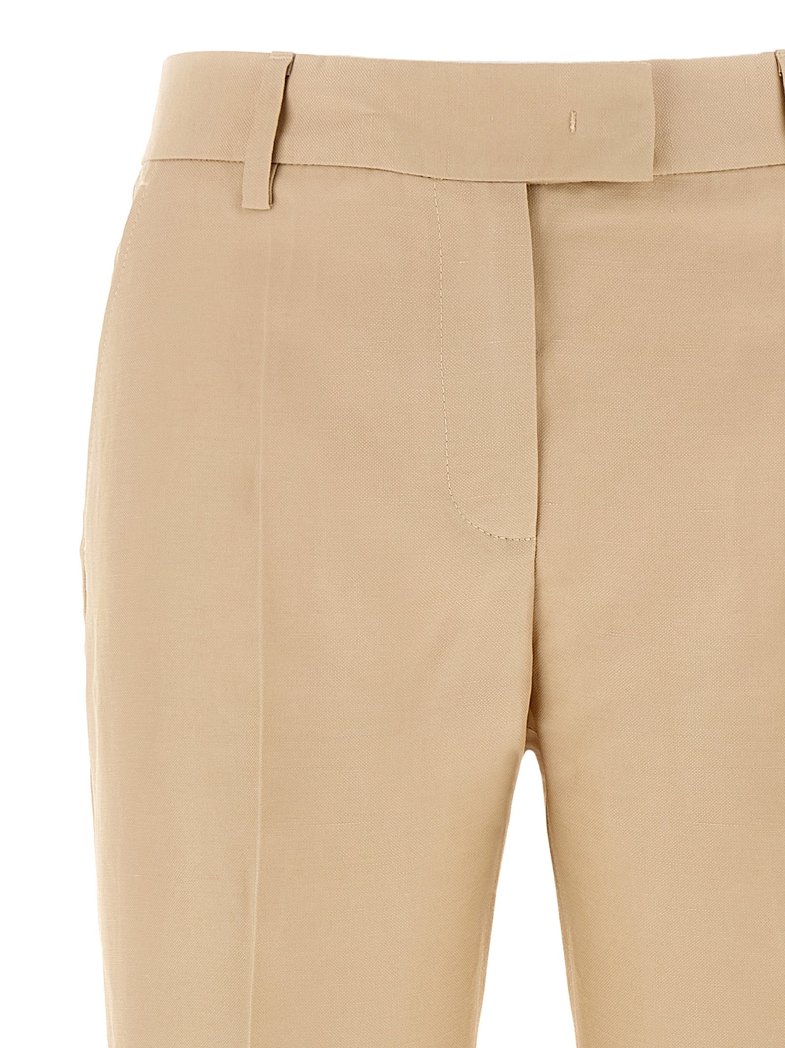 Alberto Biani Beige Viscose Chino Pants