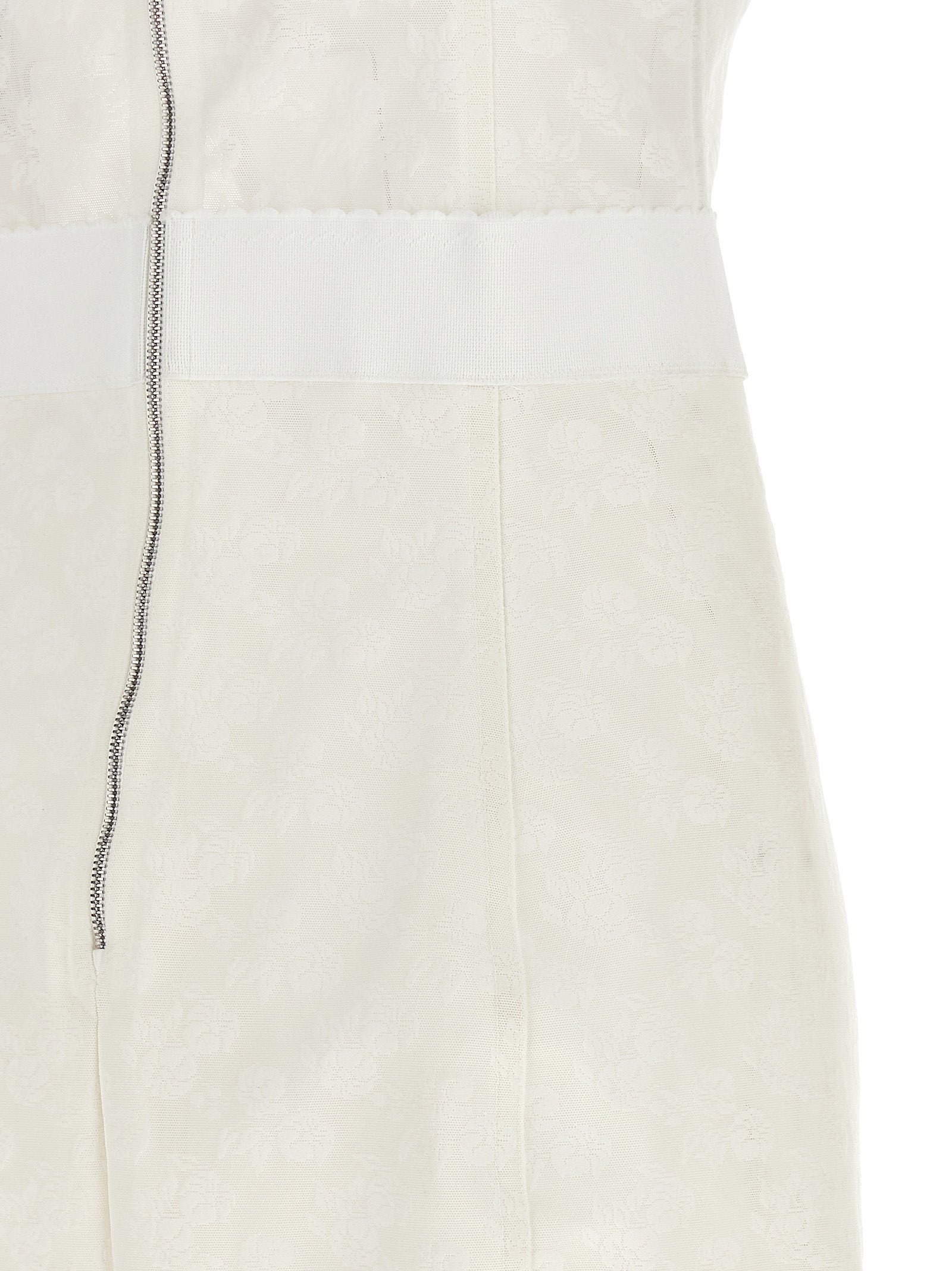Dolce & Gabbana White Polyamide Midi Dress