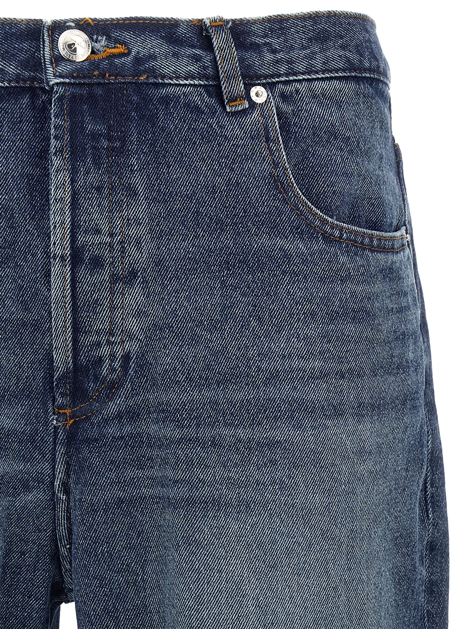 A.P.C. Blue Cotton Straight-Leg Jeans