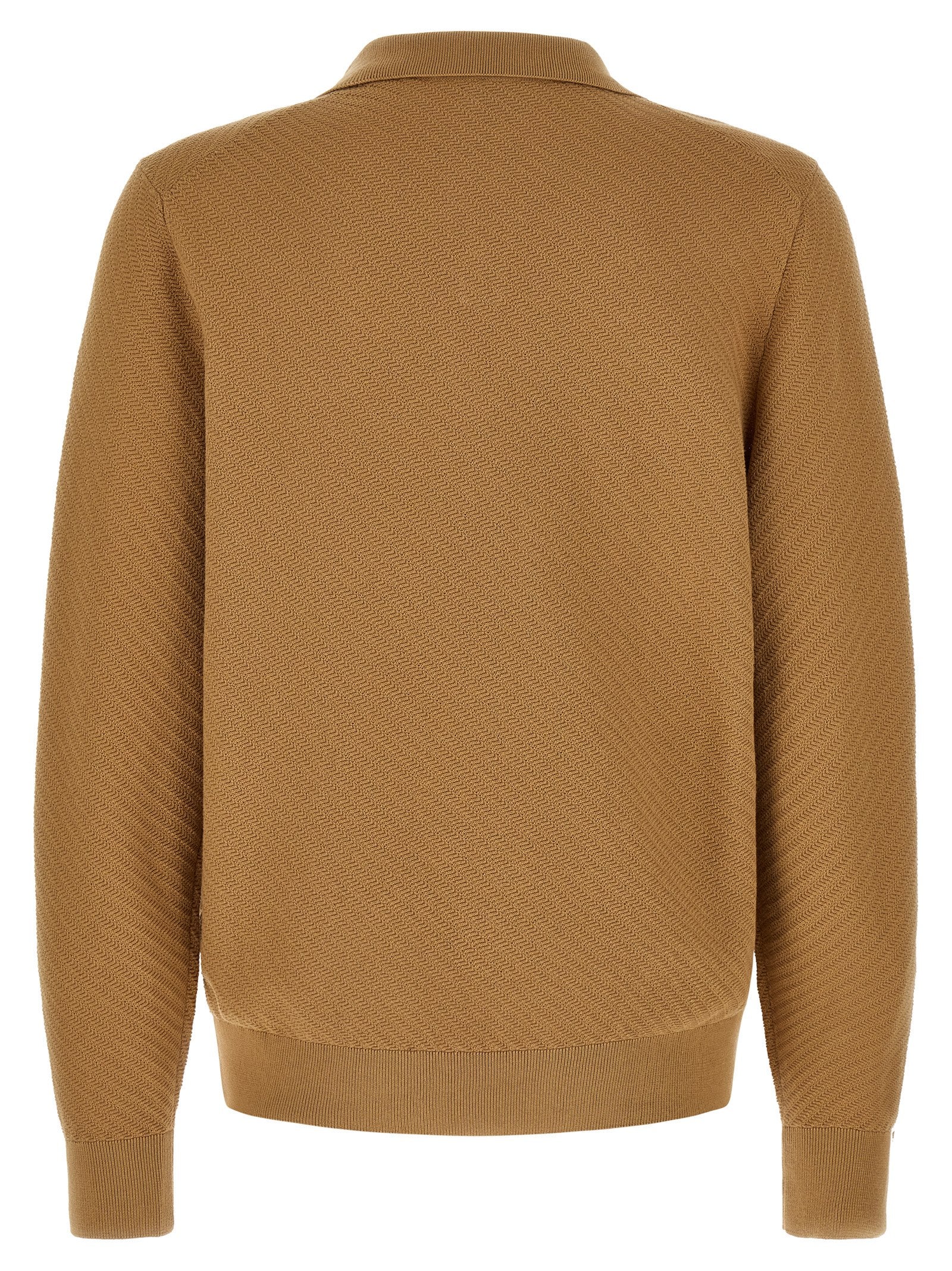 Hugo Boss Brown Cotton Polo Shirt