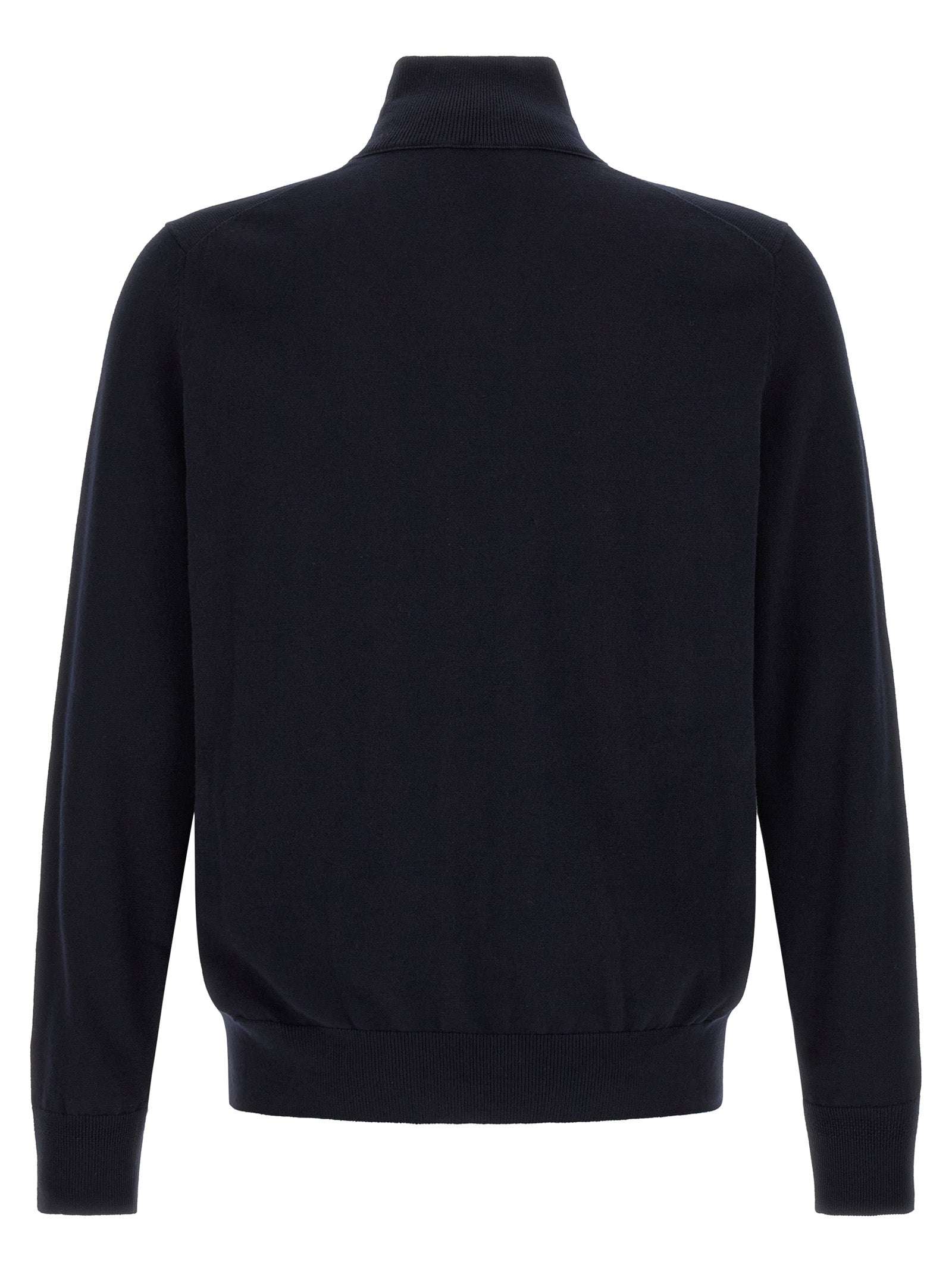 Hugo Boss Blue Cotton Cardigan