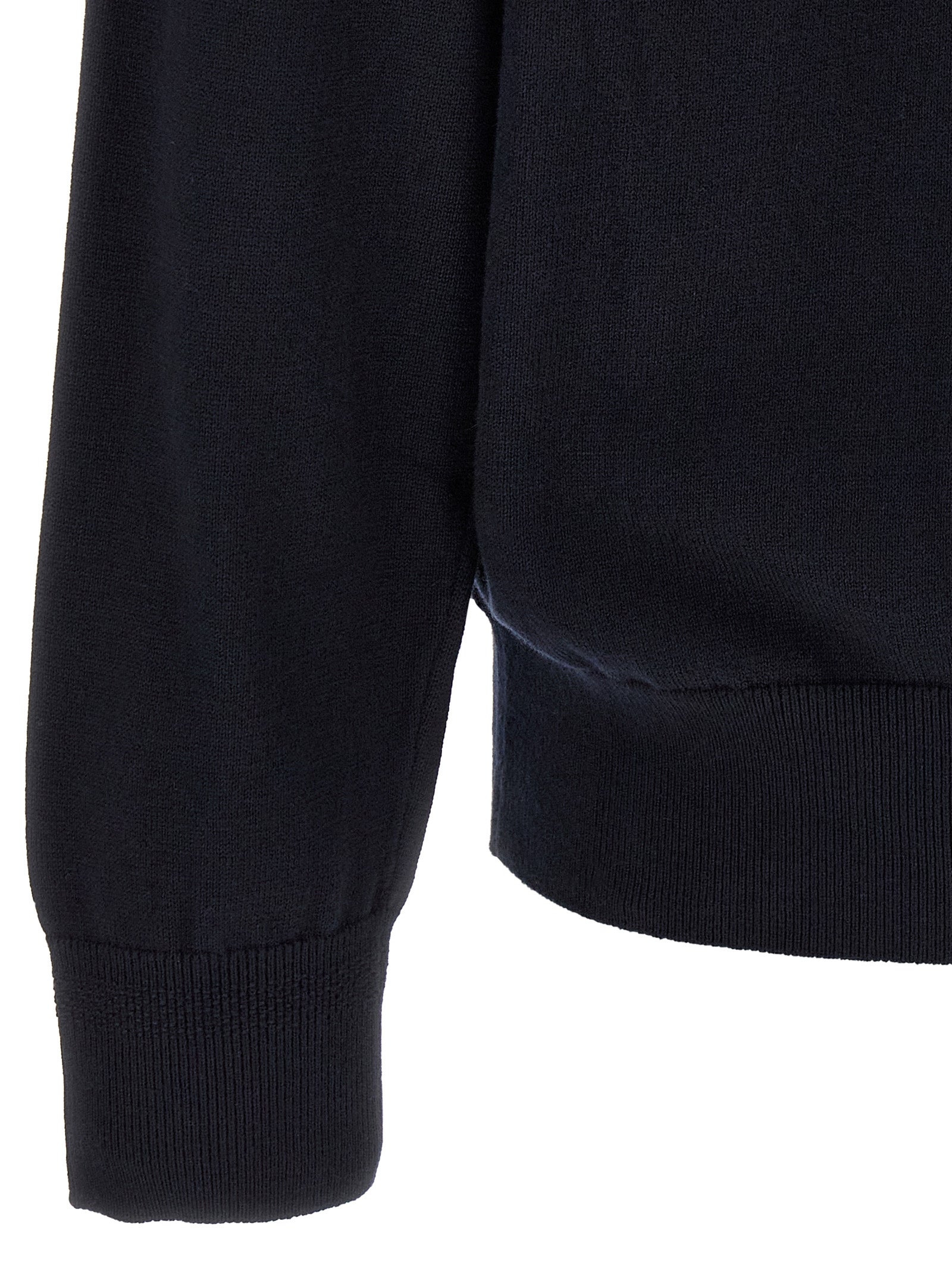Hugo Boss Blue Cotton Cardigan