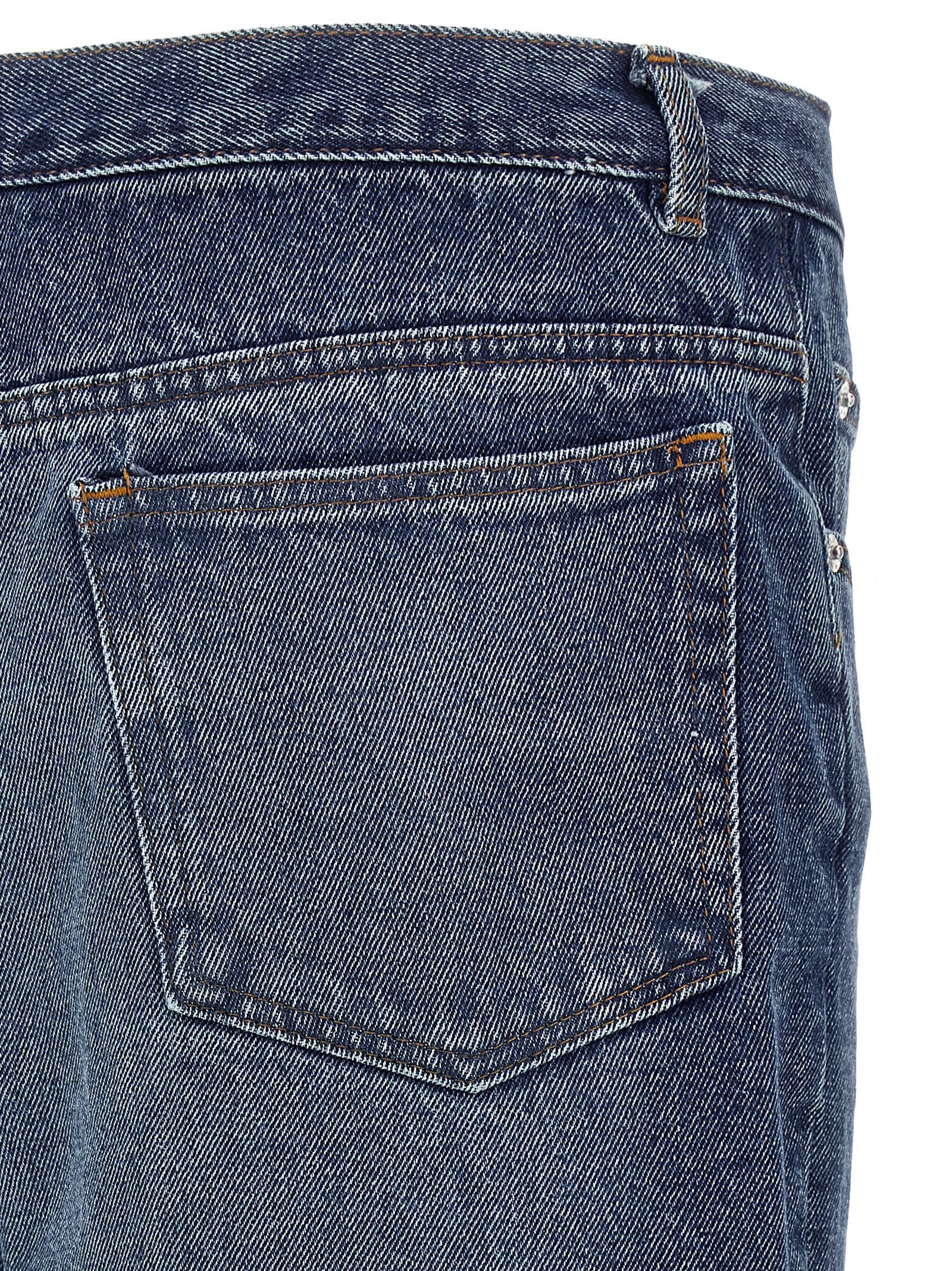 A.P.C. Blue Cotton Straight-Leg Jeans