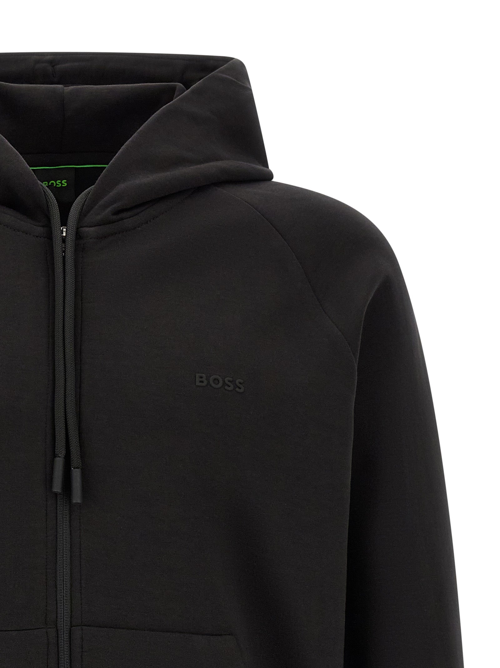 Hugo Boss Black Cotton Sweatshirt
