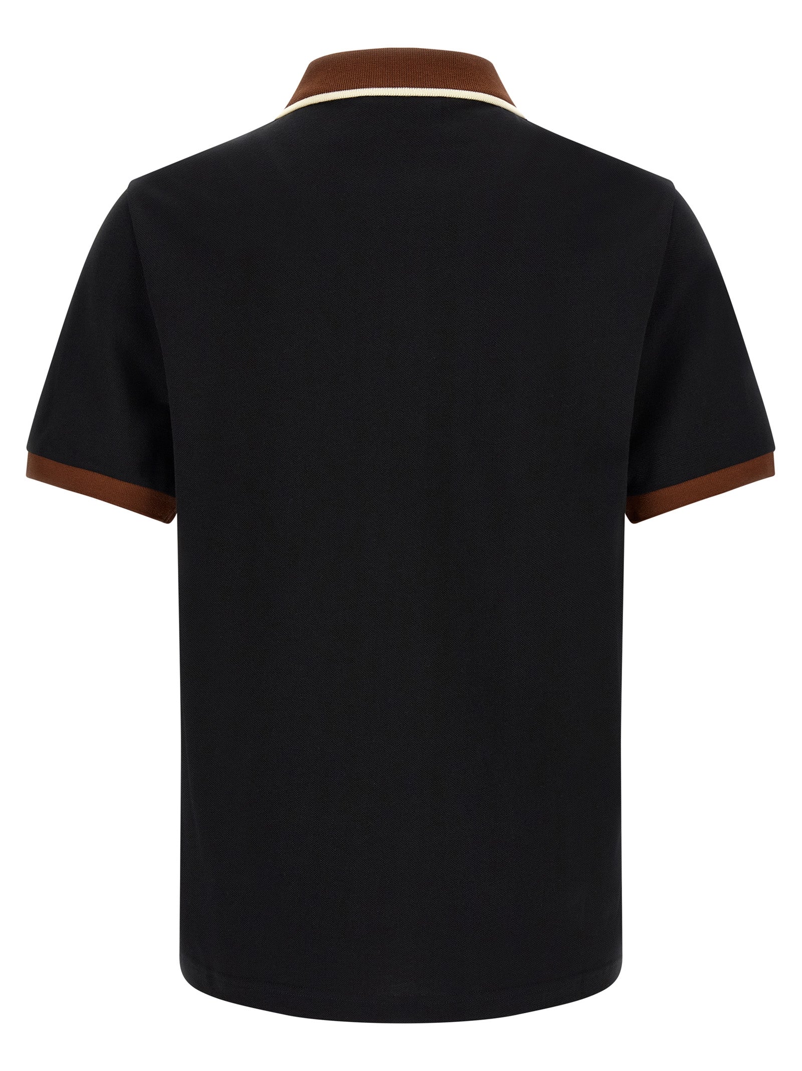 Marni Black Cotton Polo Shirt