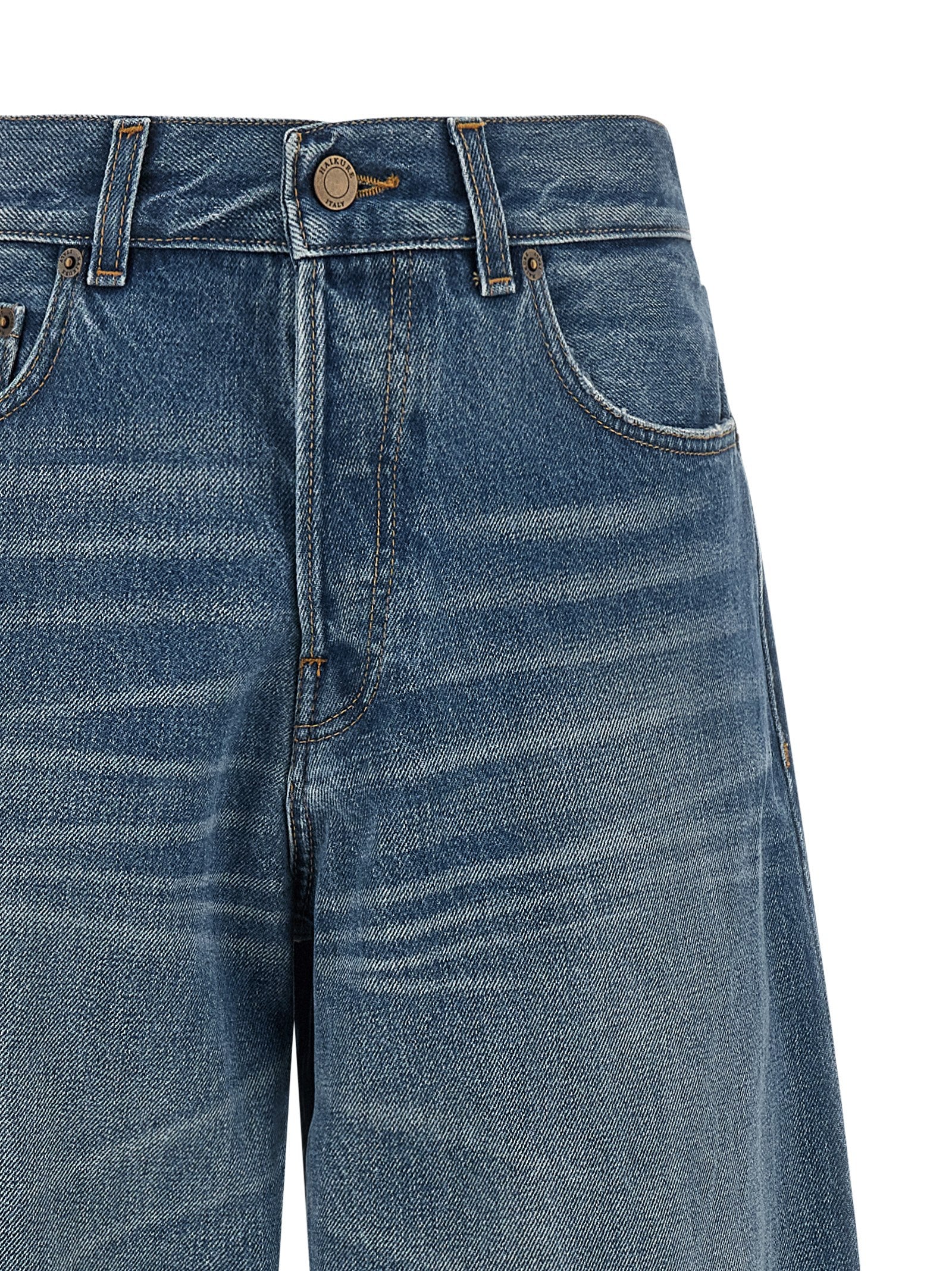 Haikure Blue Cotton Jeans Denim