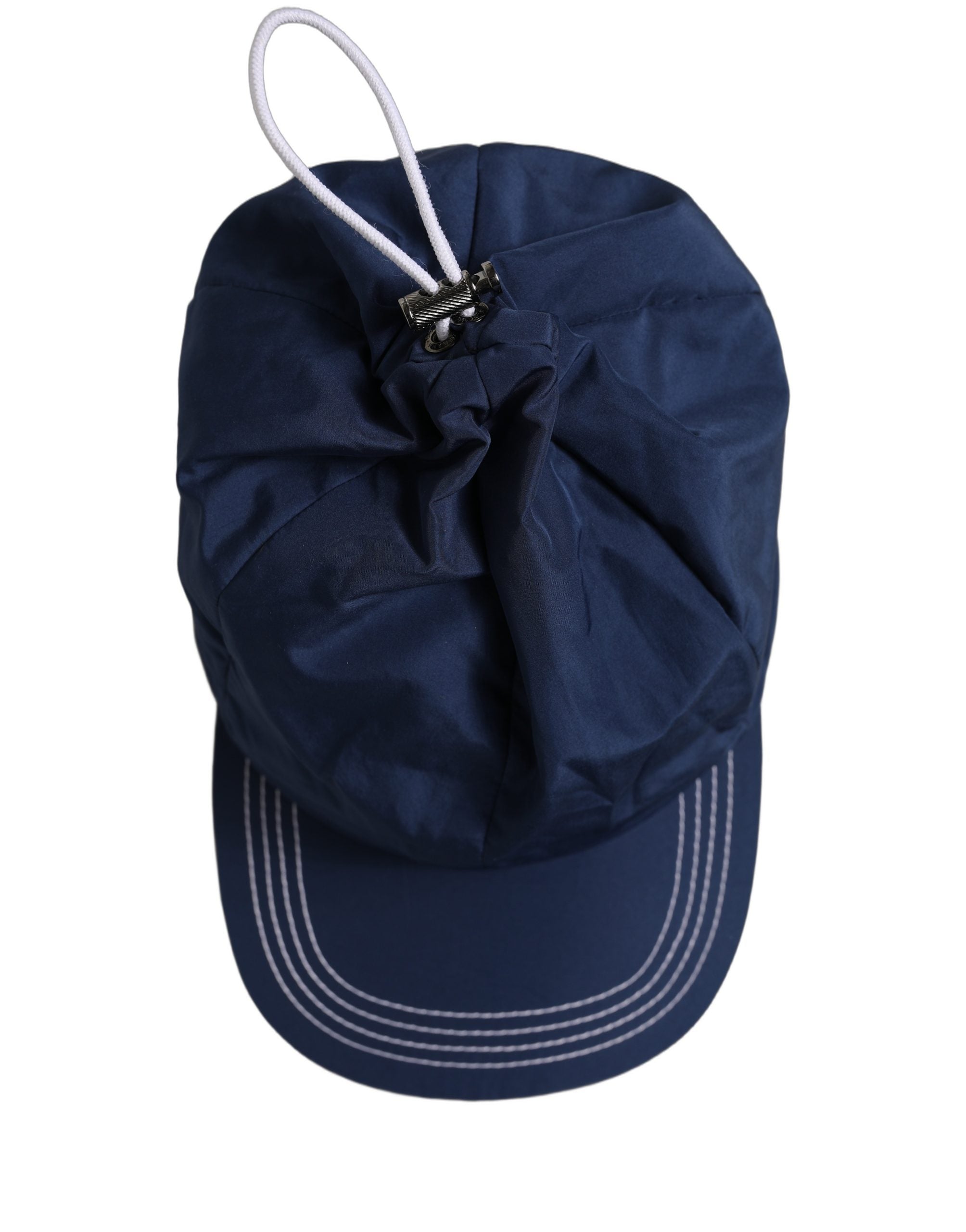 Dolce & Gabbana Men Navy Blue Polyester Baseball Capello Hat