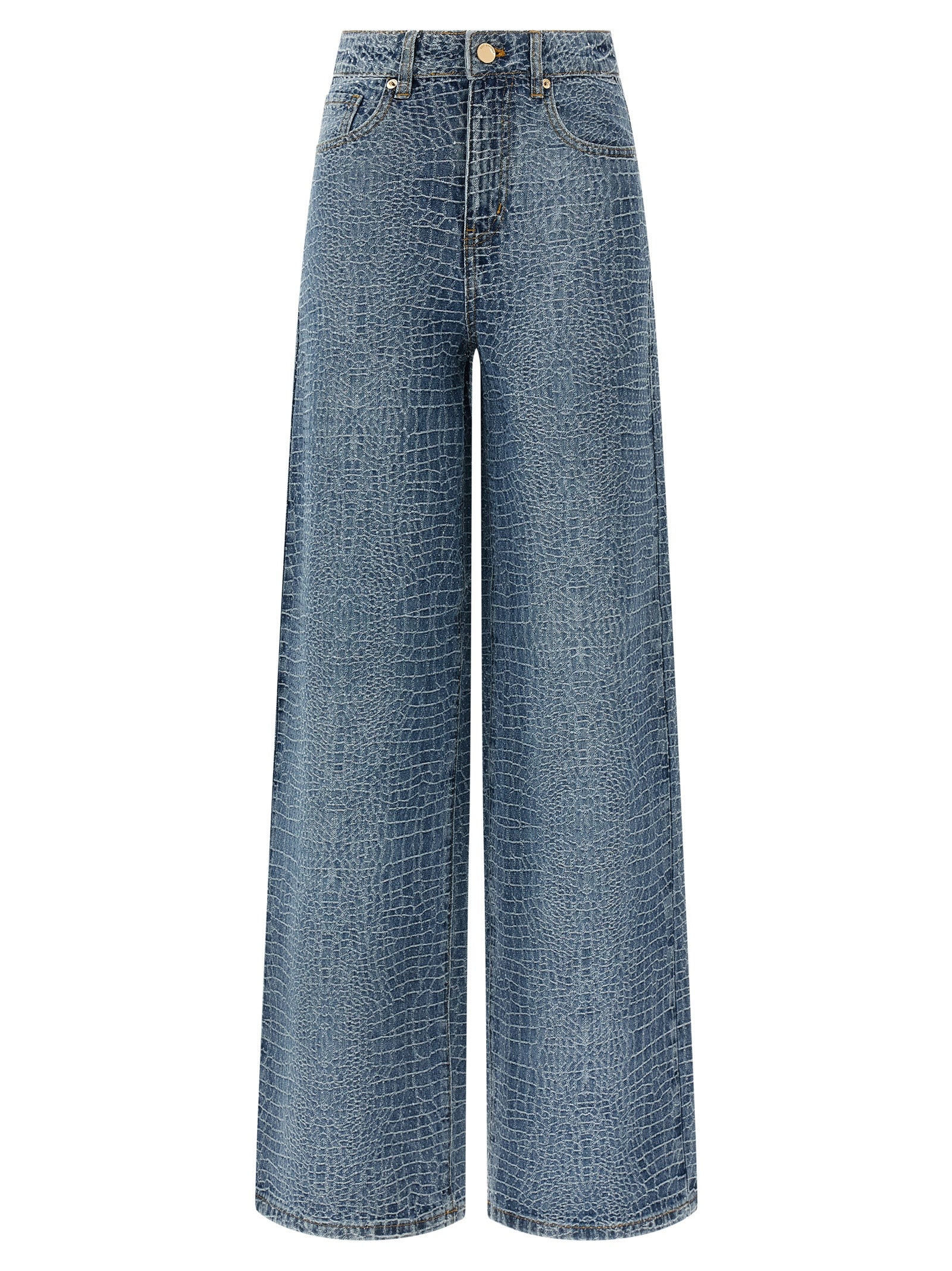 Self-Portrait Blue Cotton Jeans Denim