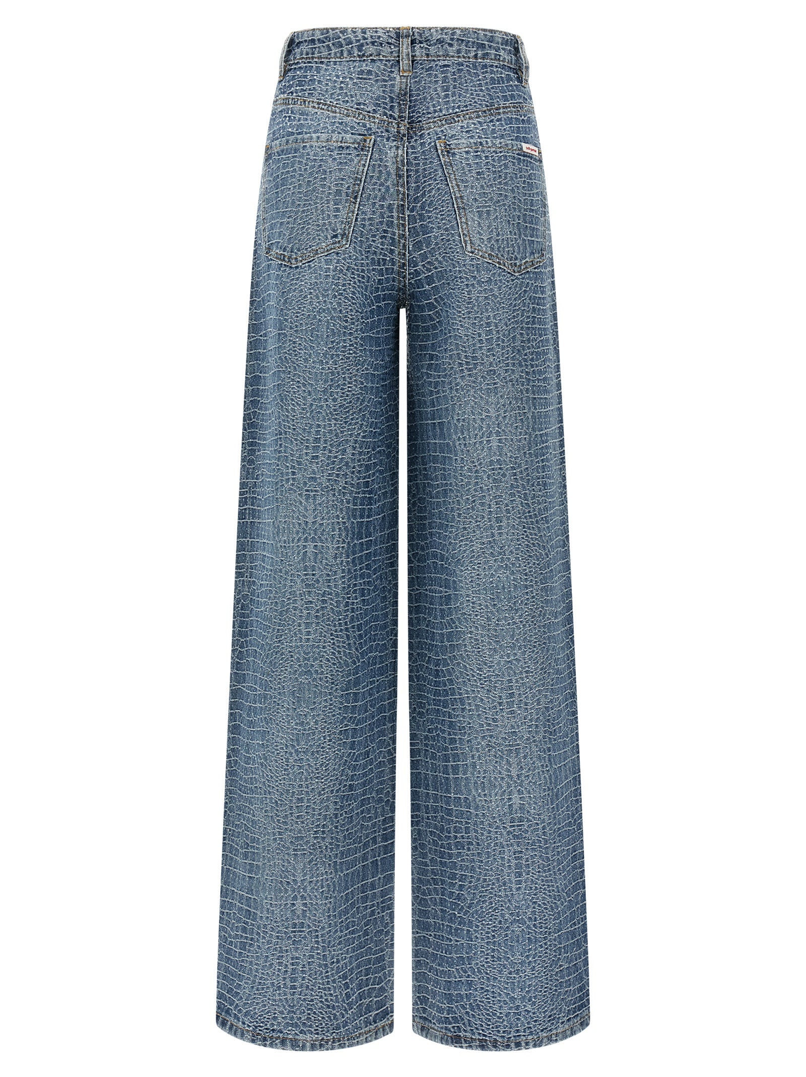 Self-Portrait Blue Cotton Jeans Denim