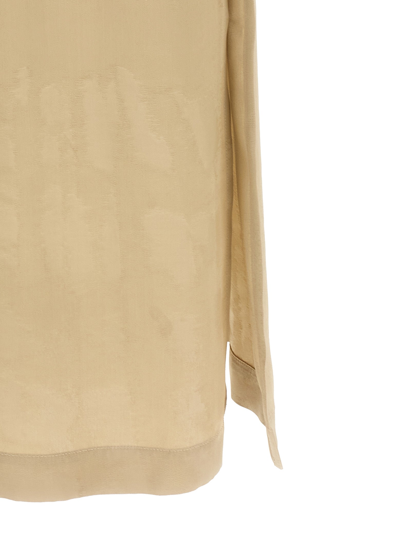 Peserico Beige Viscose Midi Dress