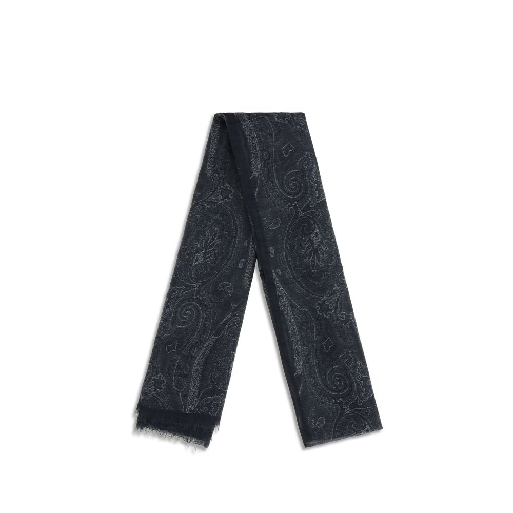 Etro Black Modal Scarf