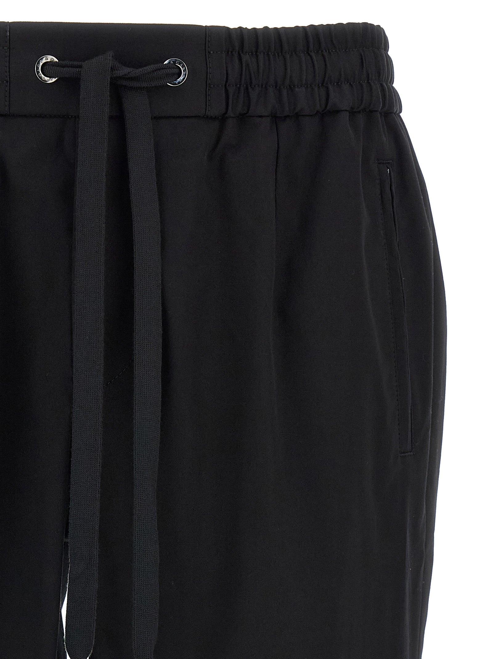 Dolce & Gabbana Black Cotton Casual Pants