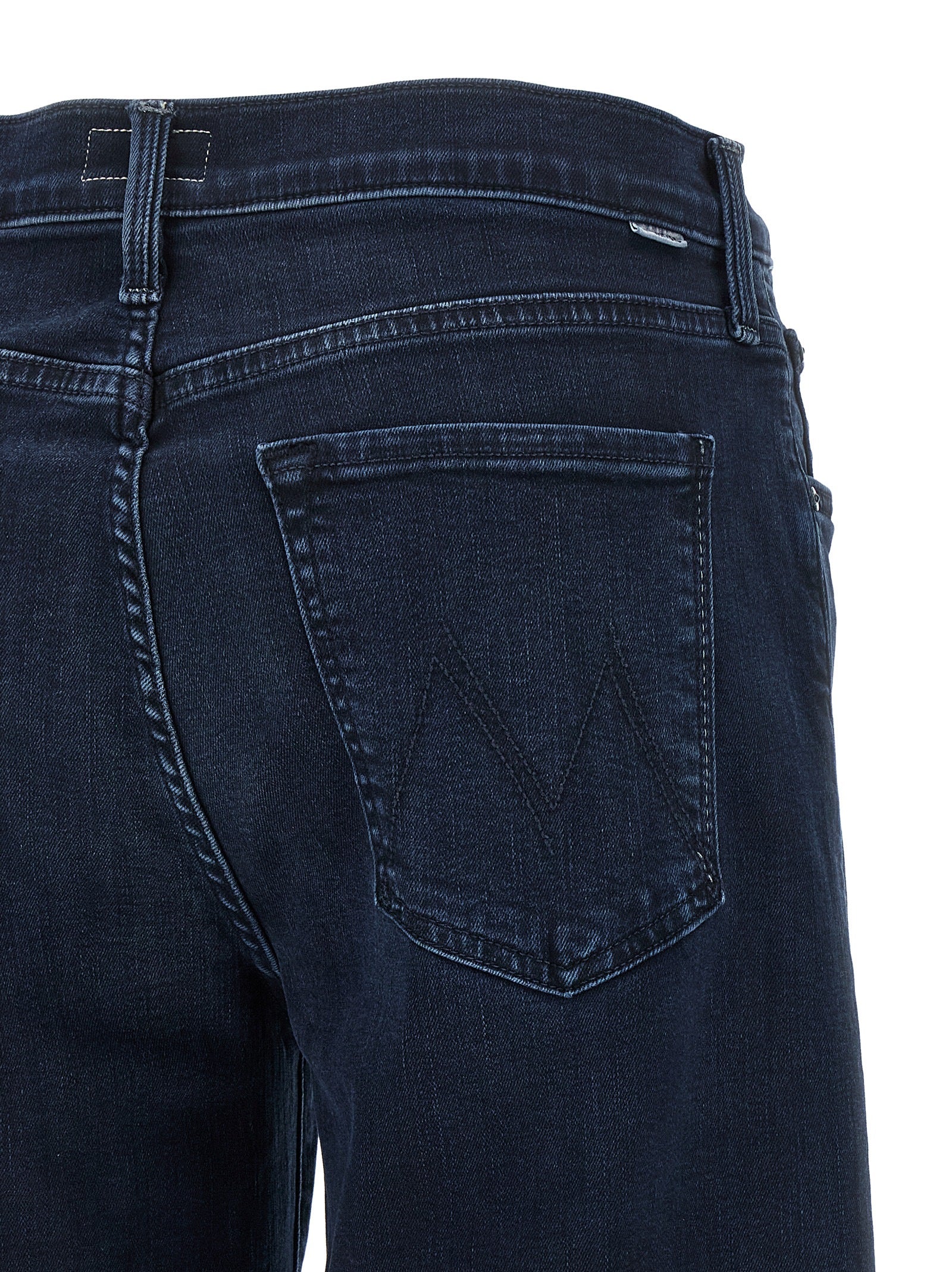 Mother Denim Blue Cotton Jeans Denim