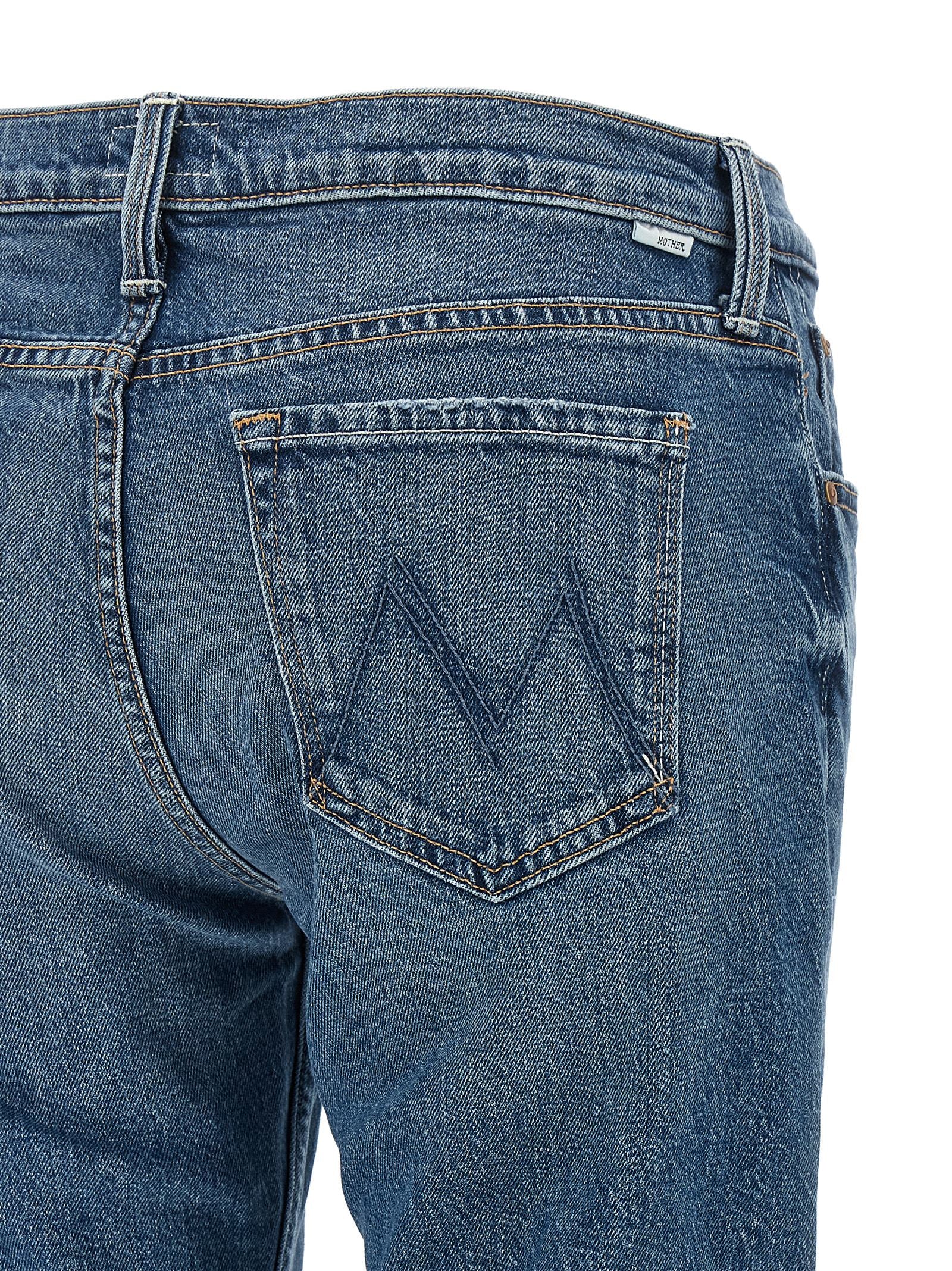 Mother Denim Blue Cotton Bootcut Jeans