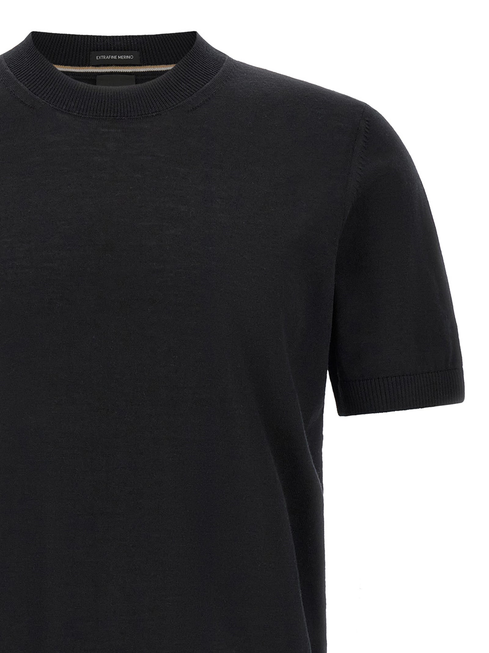 Hugo Boss Black Virgin Wool T-Shirt